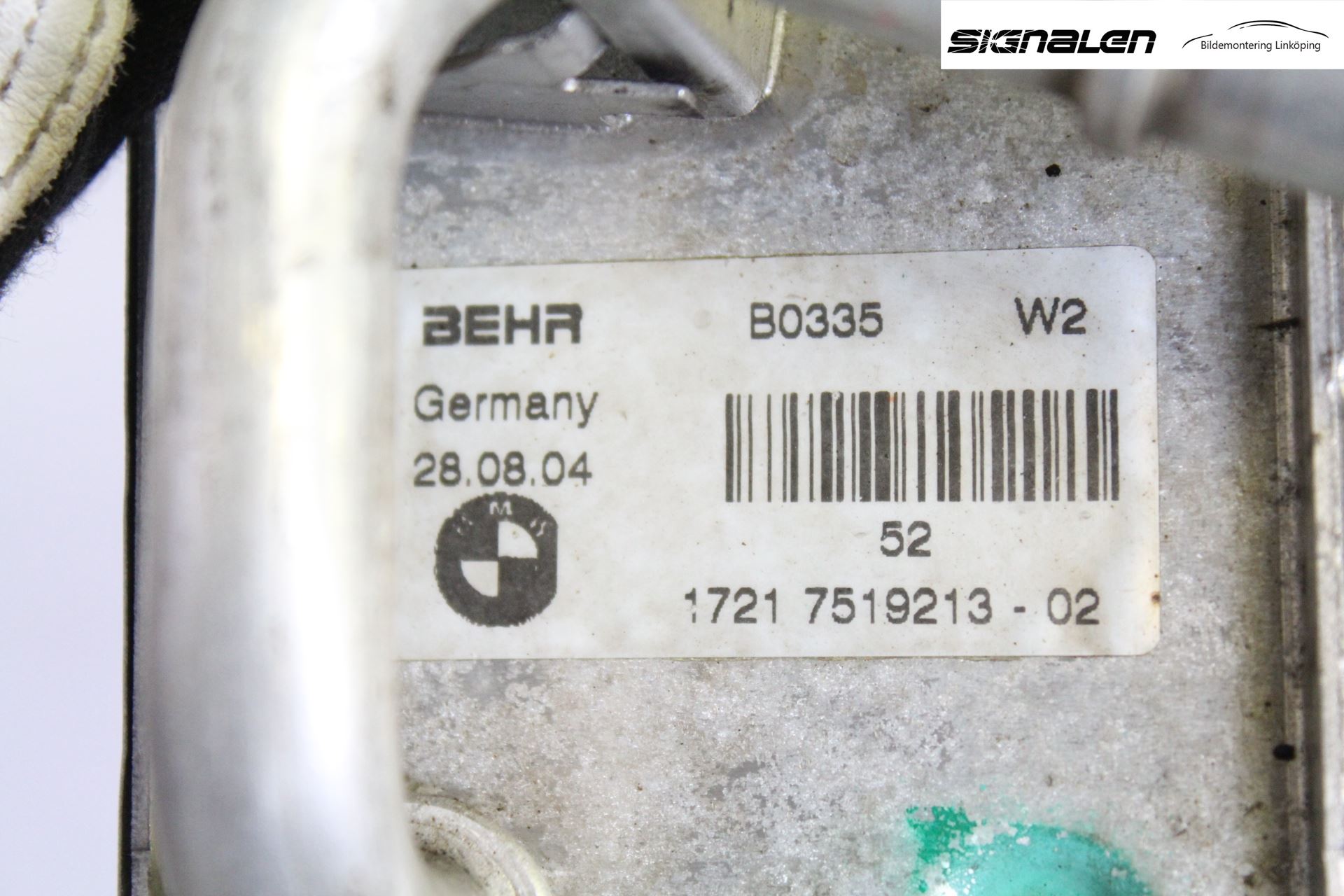 BMW 5 E60/61 Sed/Tou 02-10 Oljekylare Automat