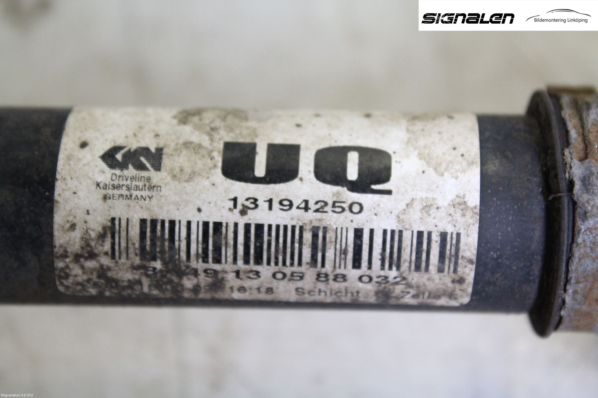 Opel ZAFIRA B 06-14 Drivaxel Fram Vänster