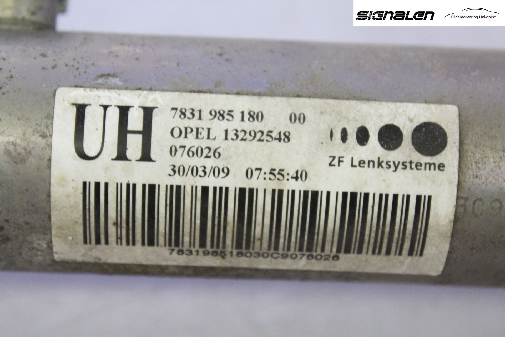 Opel ZAFIRA B 06-14 Styrväxel Servo -Snäcka