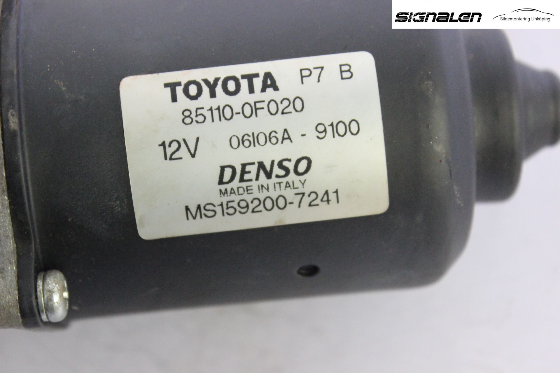 Toyota COROLLA VERSO 04-07 Torkarmotor Vindruta