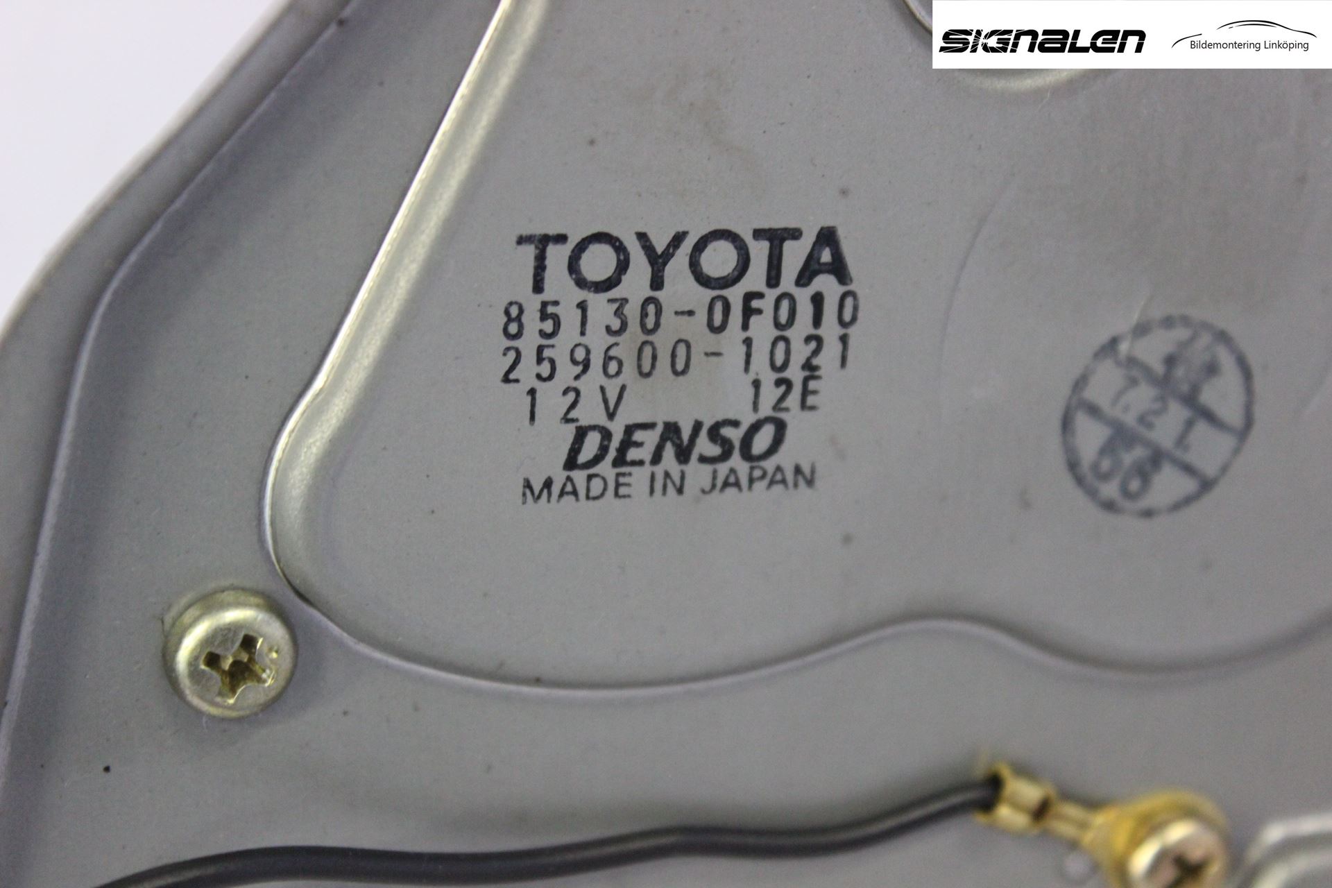 Toyota COROLLA VERSO 04-07 Torkarmotor Baklucka