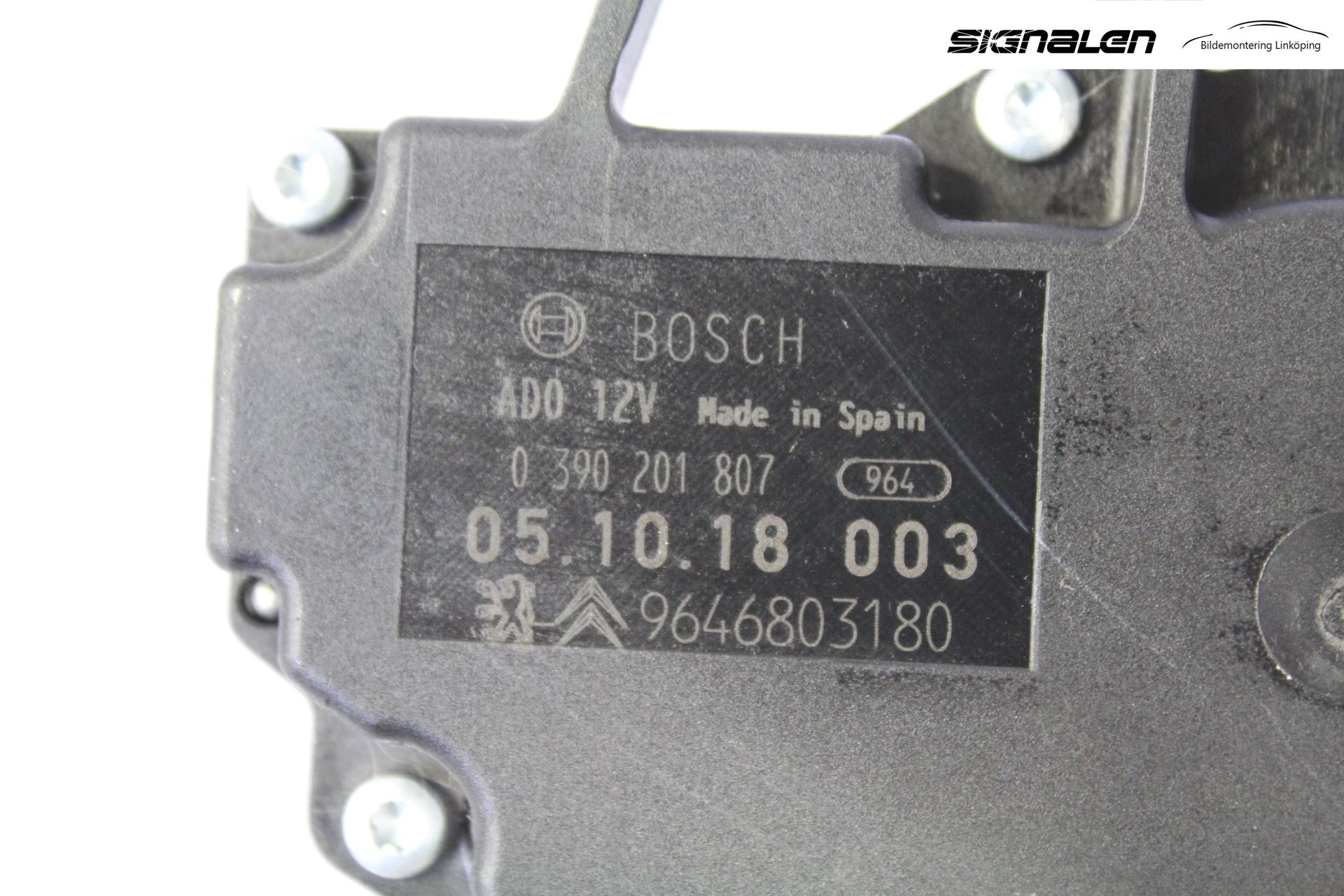 Citroen C4 I   05-10 Torkarmotor Baklucka