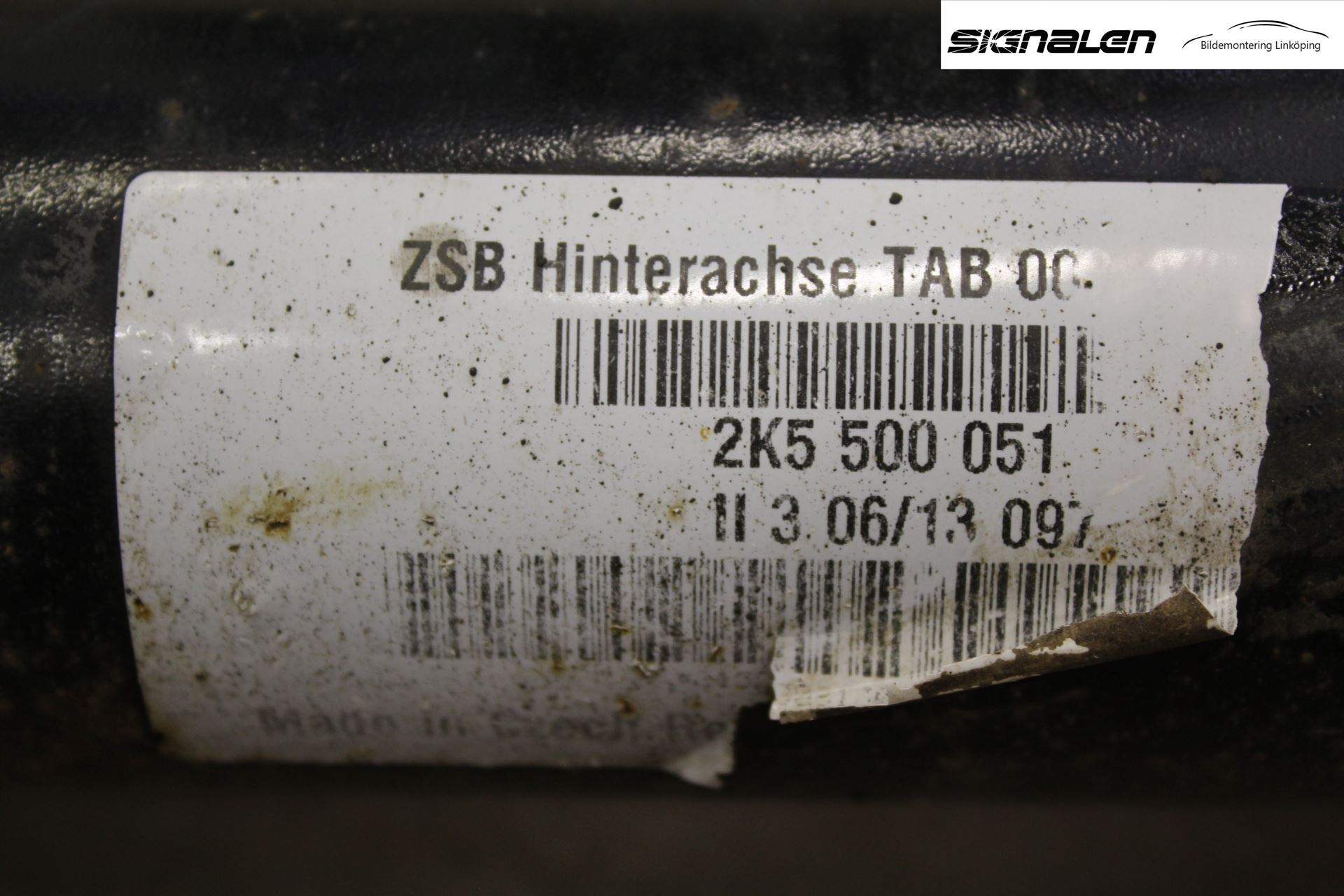 Volkswagen VW CADDY 11-15 Bakaxel