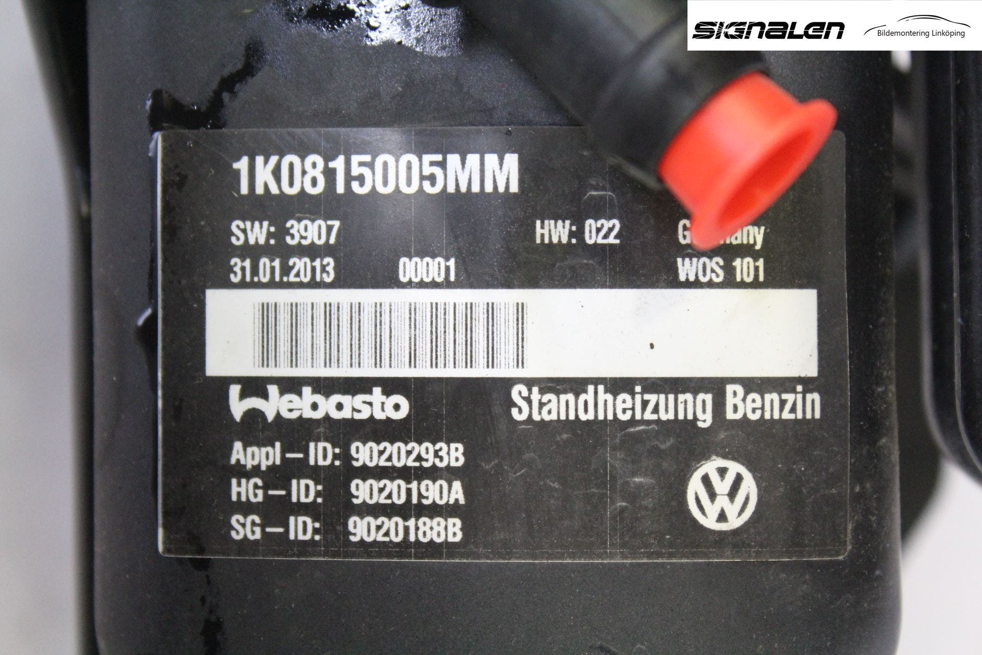 Volkswagen VW CADDY 11-15 Bensinvärmare