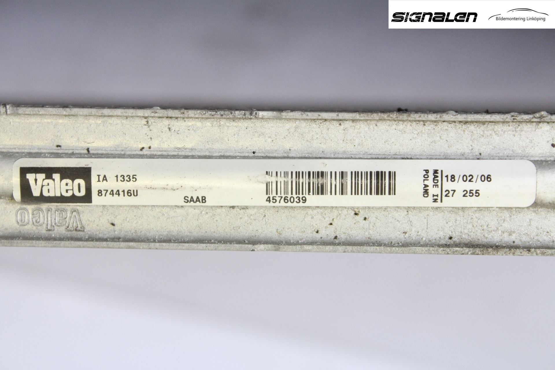 Saab 9-5     06-10 Laddluft-Intercooler Kyl