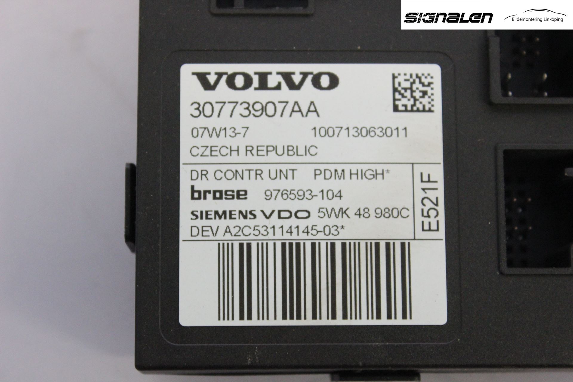 Volvo S40 04-07 Fönsterhissmotor