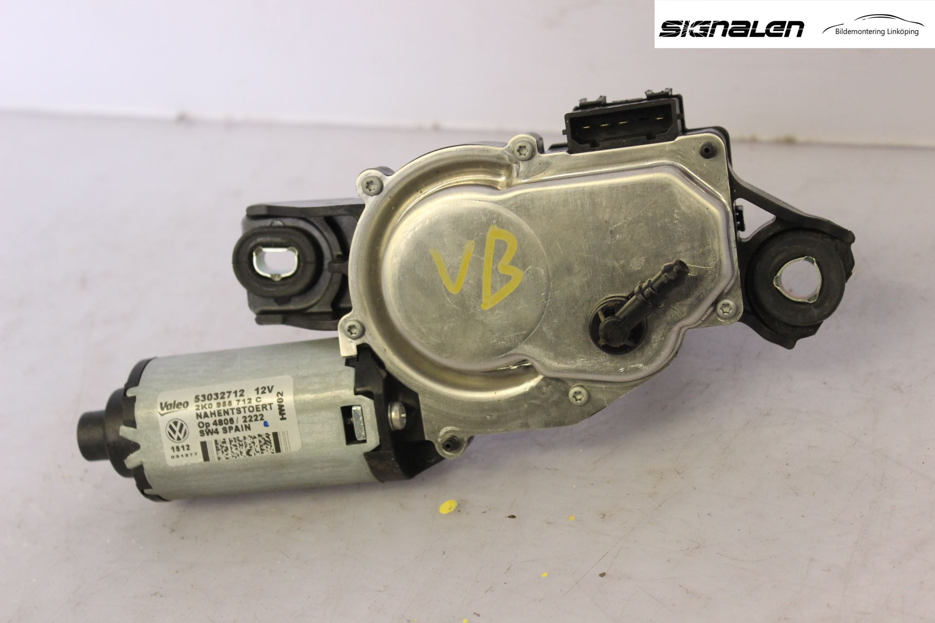 Volkswagen VW CADDY 11-15 Torkarmotor Baklucka