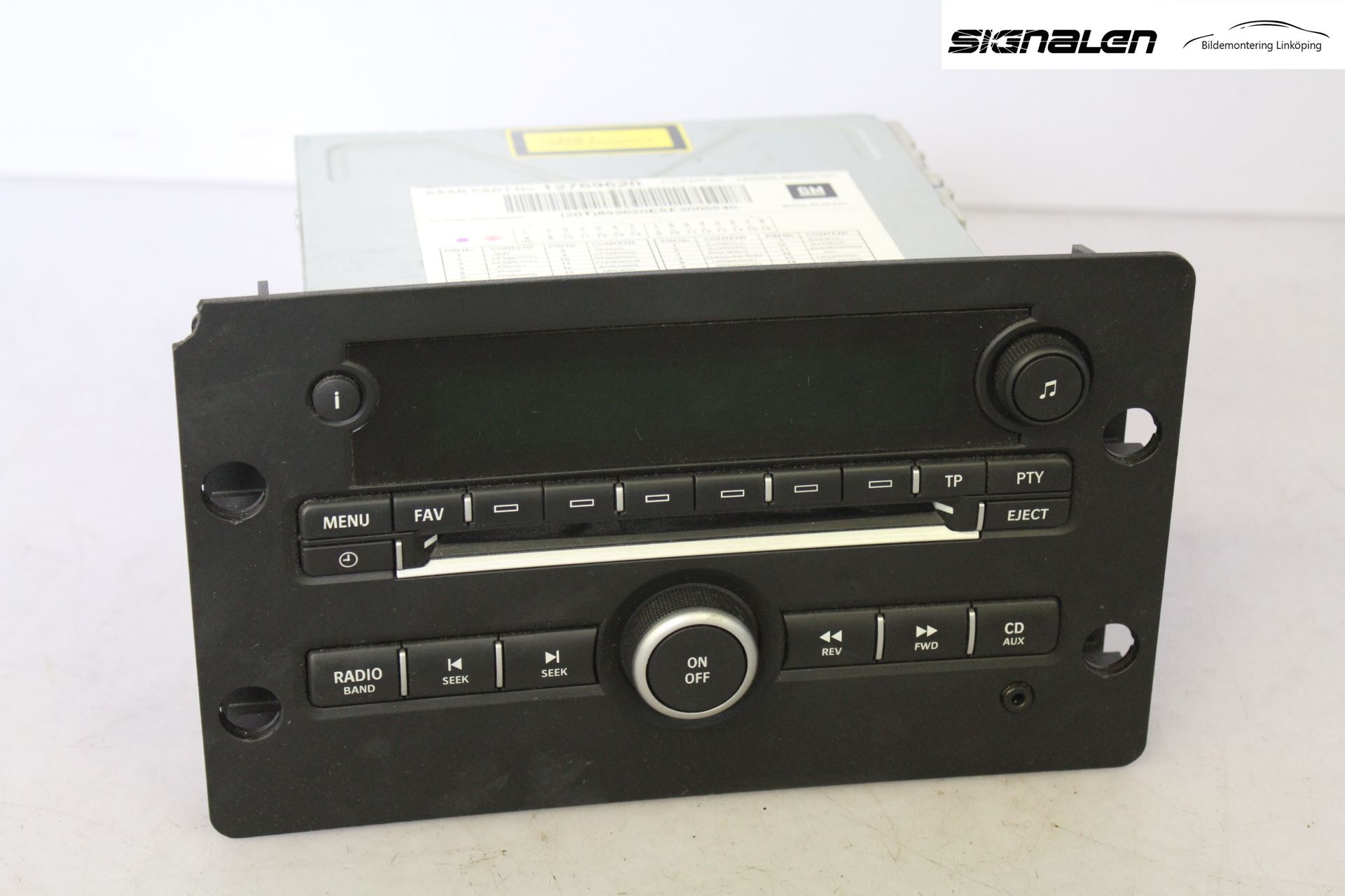 Saab 9-5     06-10 Cd Radio - Multimediapanel