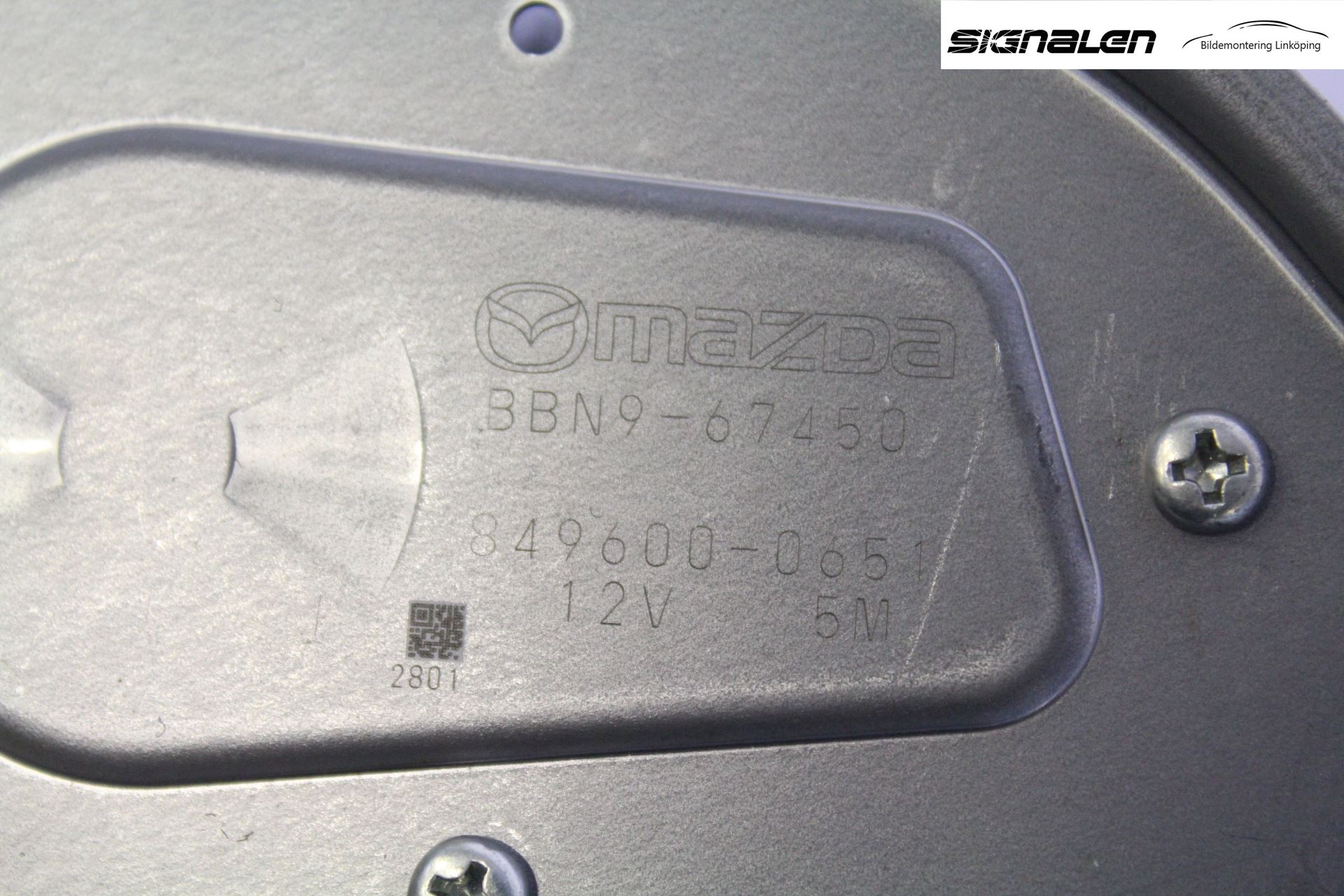 Mazda 3 II 09-13 Torkarmotor Baklucka