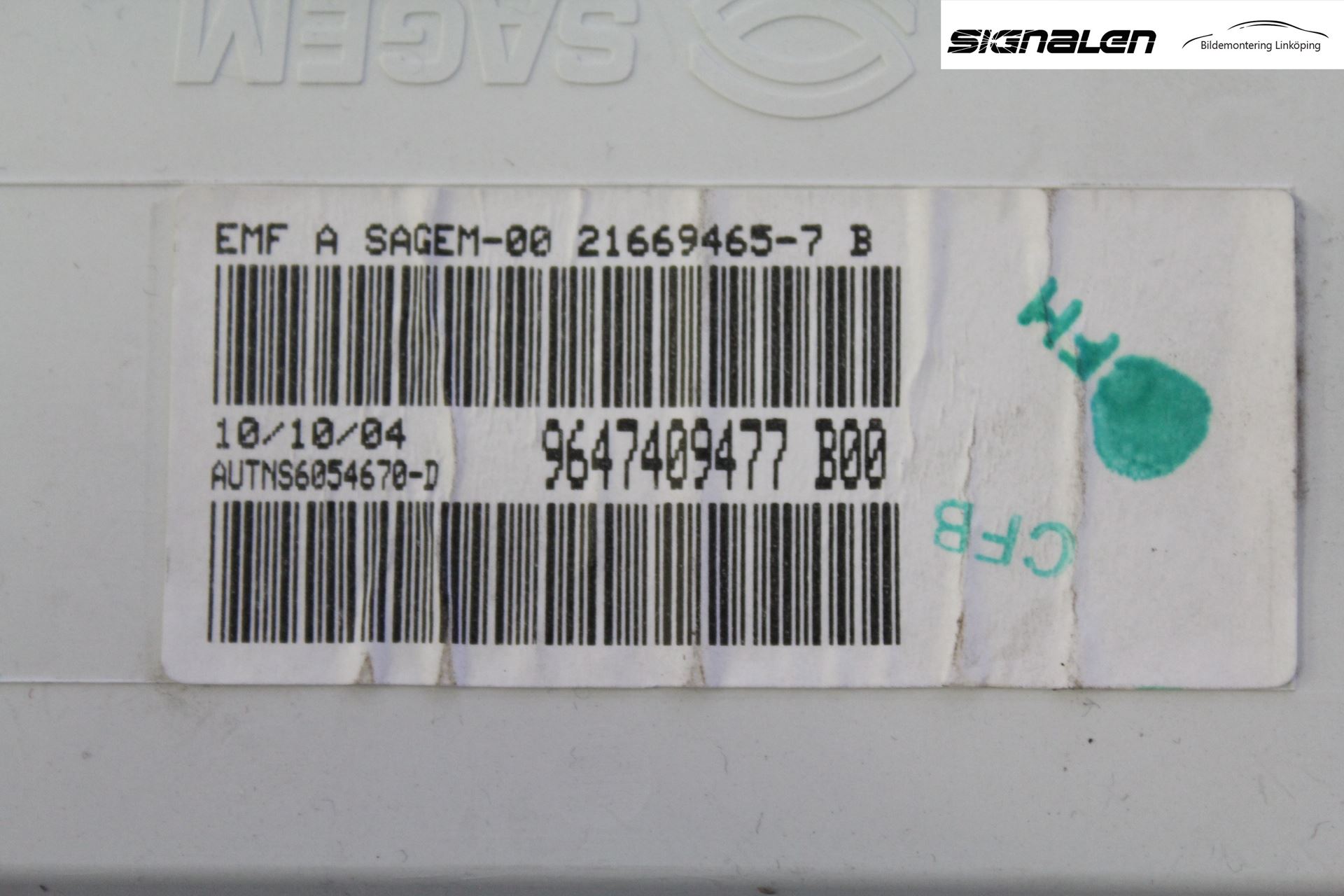 Citroen C3 -04 Färddator