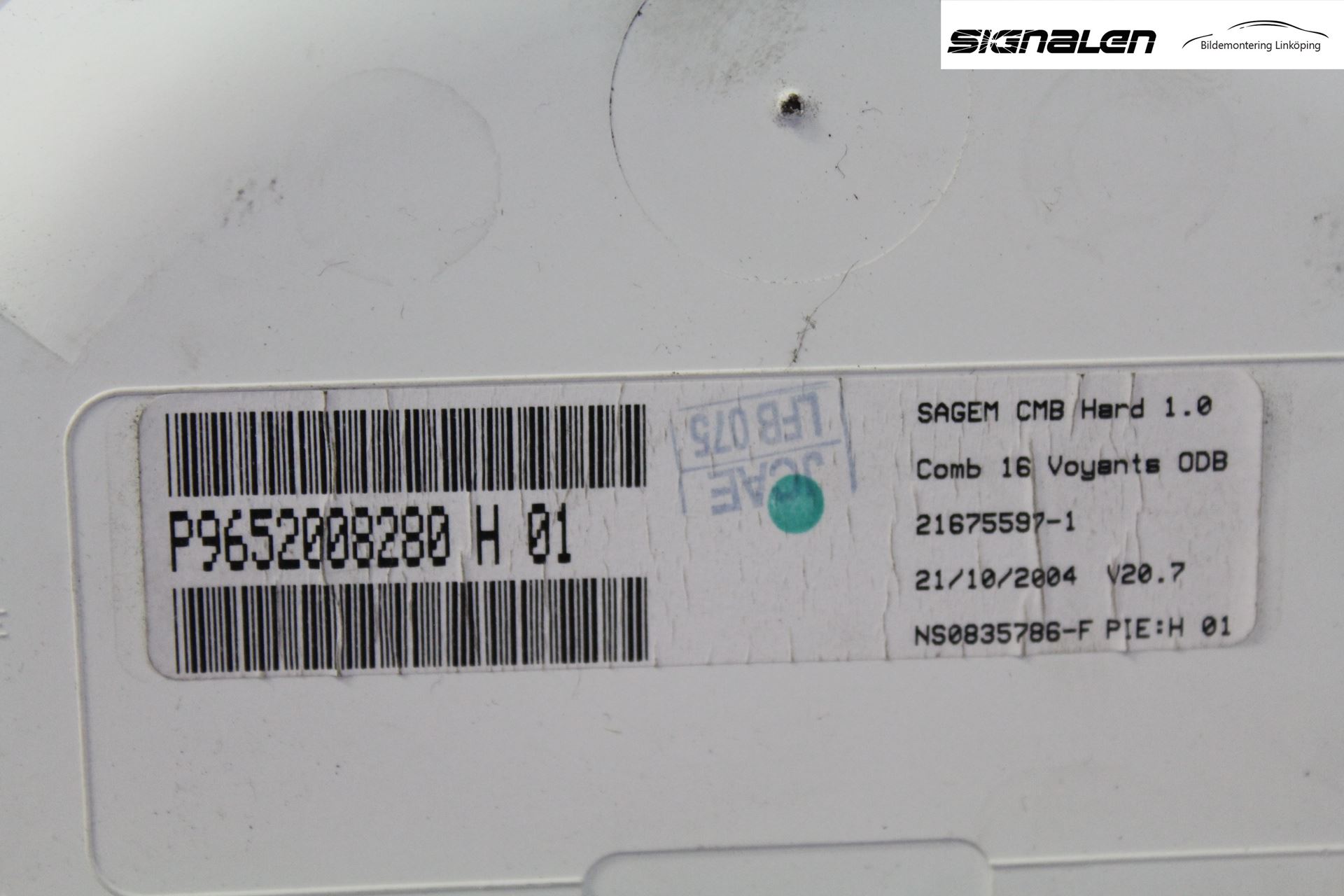 Citroen C3 -04 Instrument Komb