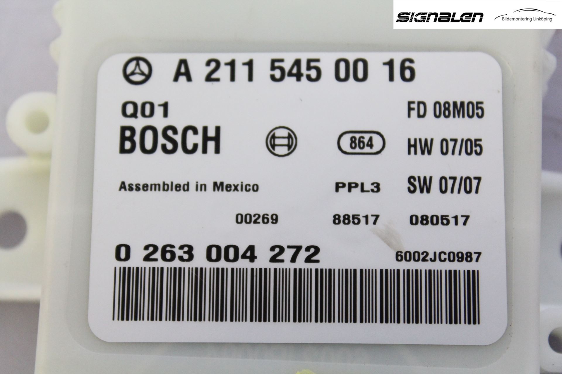 Mercedes-Benz MB E-KLASS (W211) 02-09 Styrenhet Parkeringshjälp