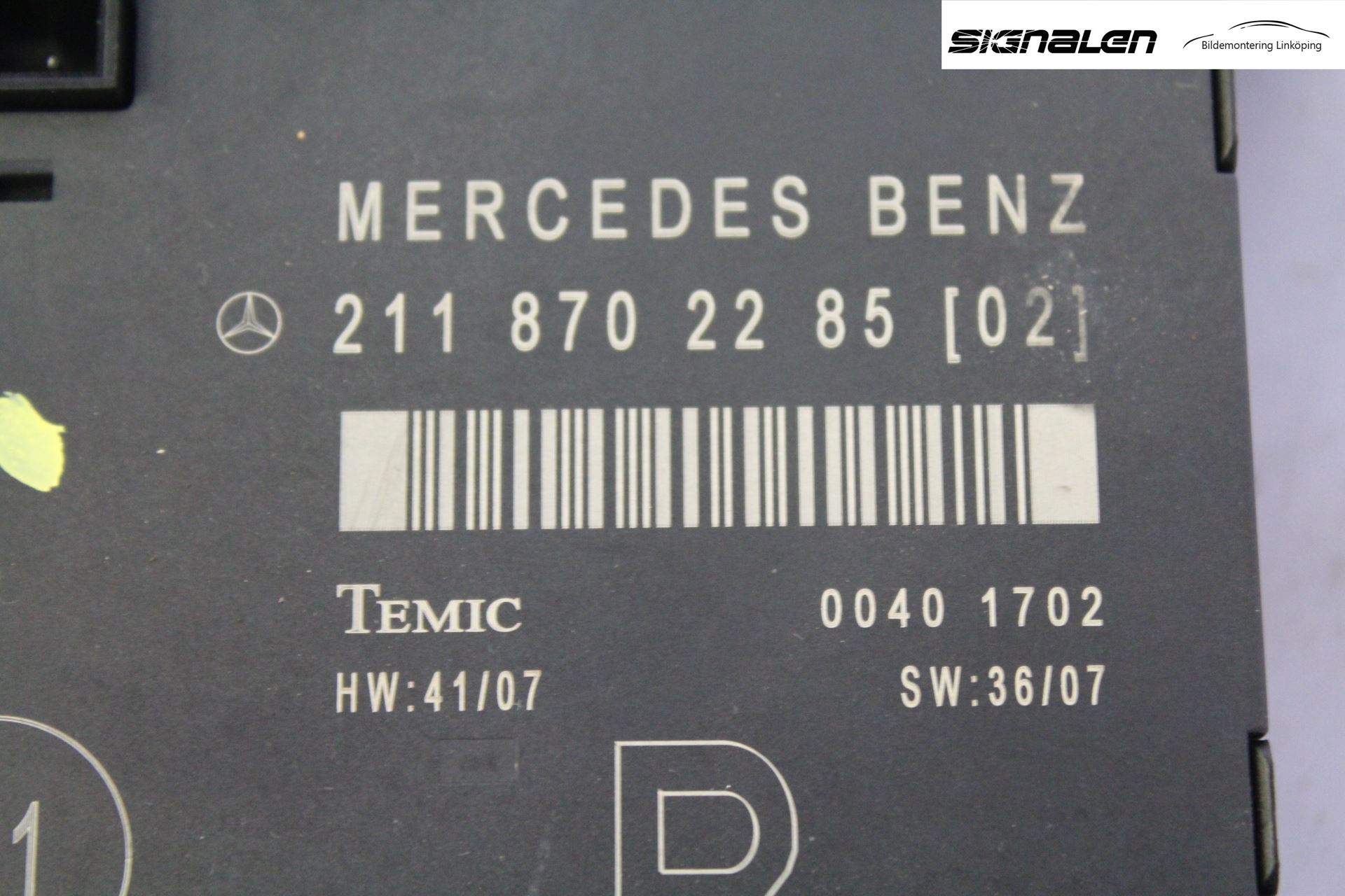 Mercedes-Benz MB E-KLASS (W211) 02-09 Styrenhet Dörr