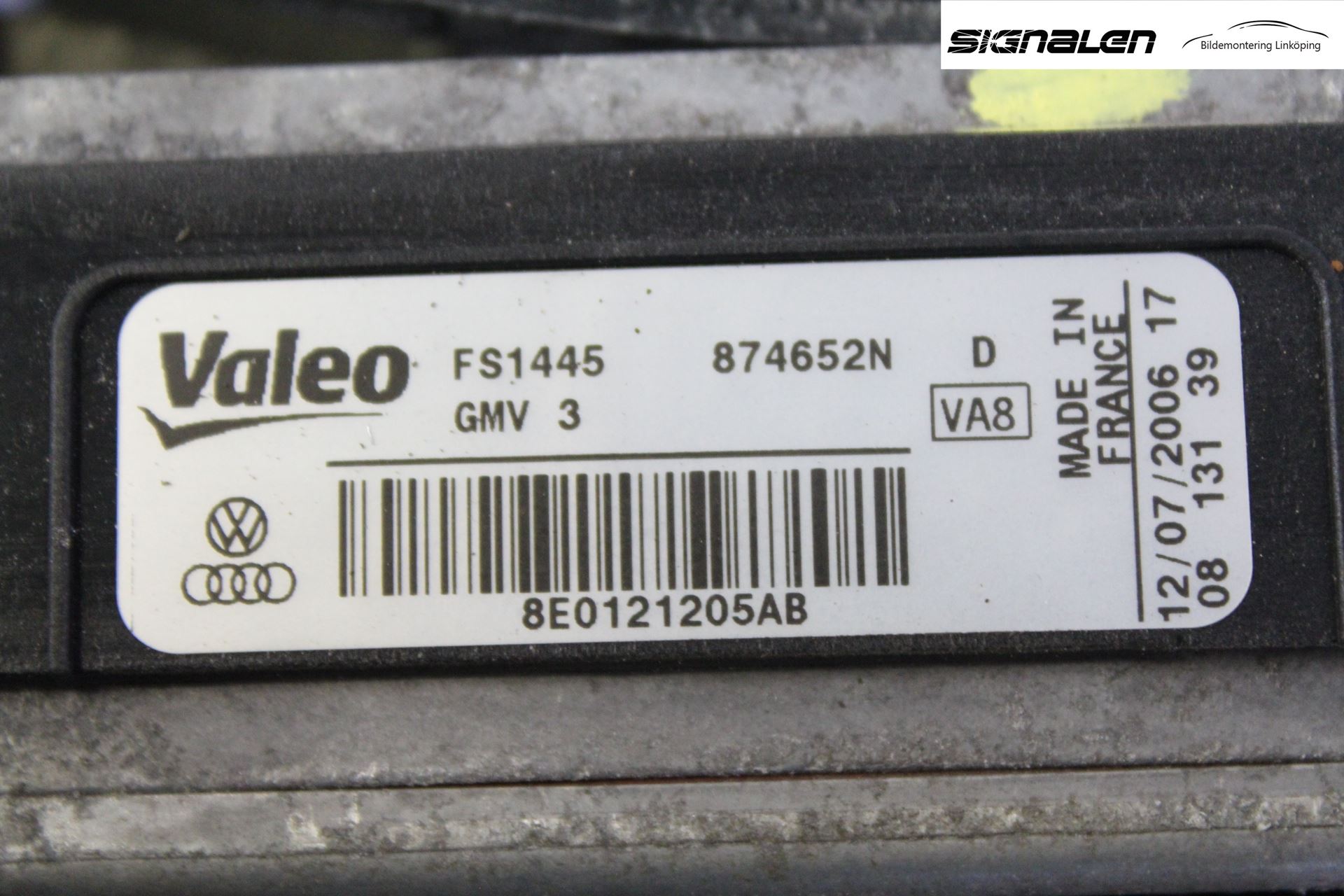 Audi A4/S4 05-07 Kylfläkt El