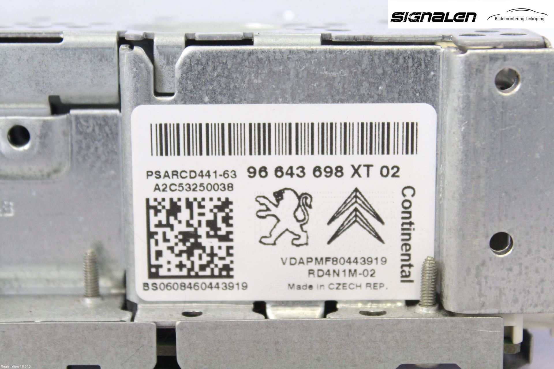 Citroen C3 05-10 Cd Radio - Multimediapanel