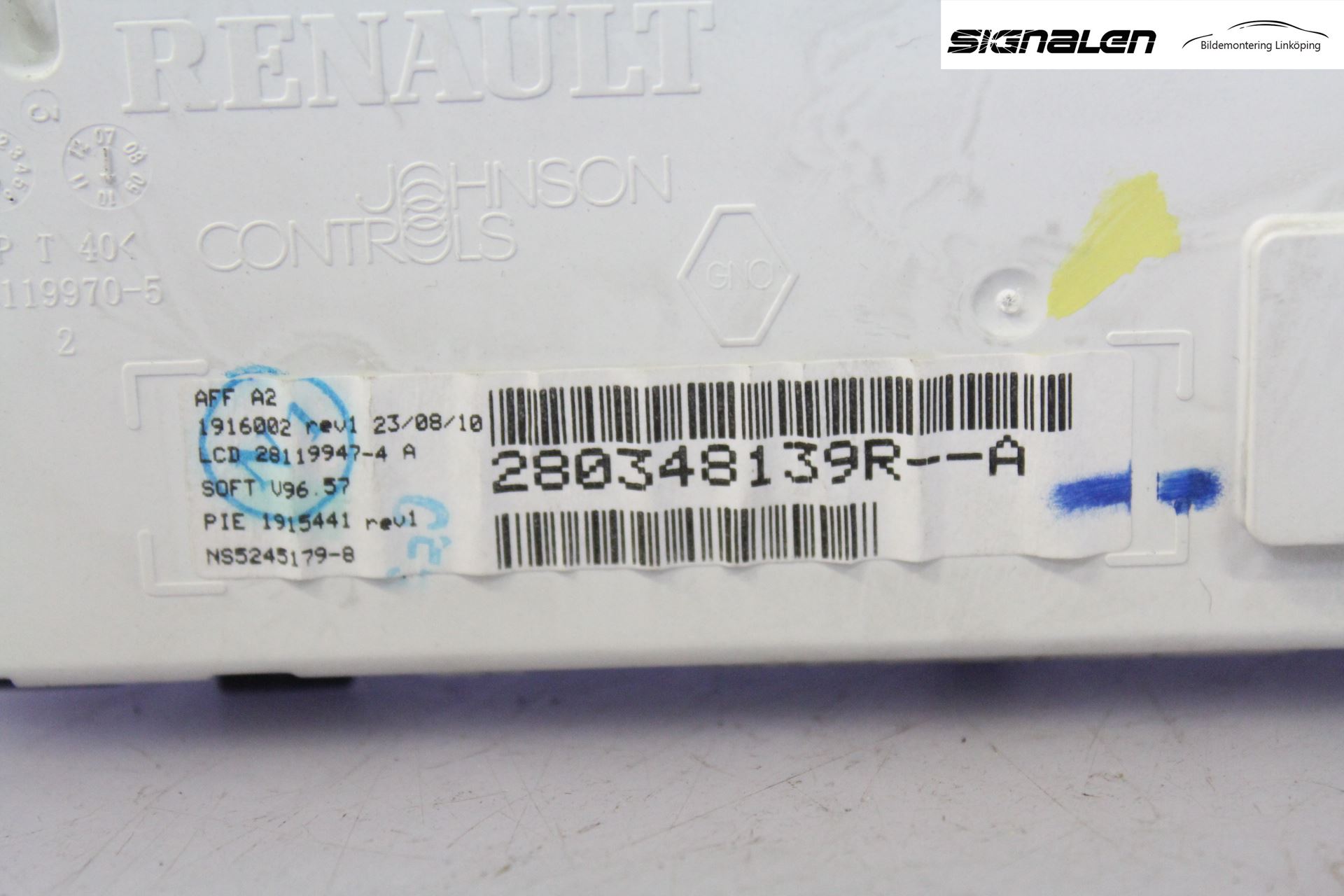 Renault CLIO III  09-12 Färddator