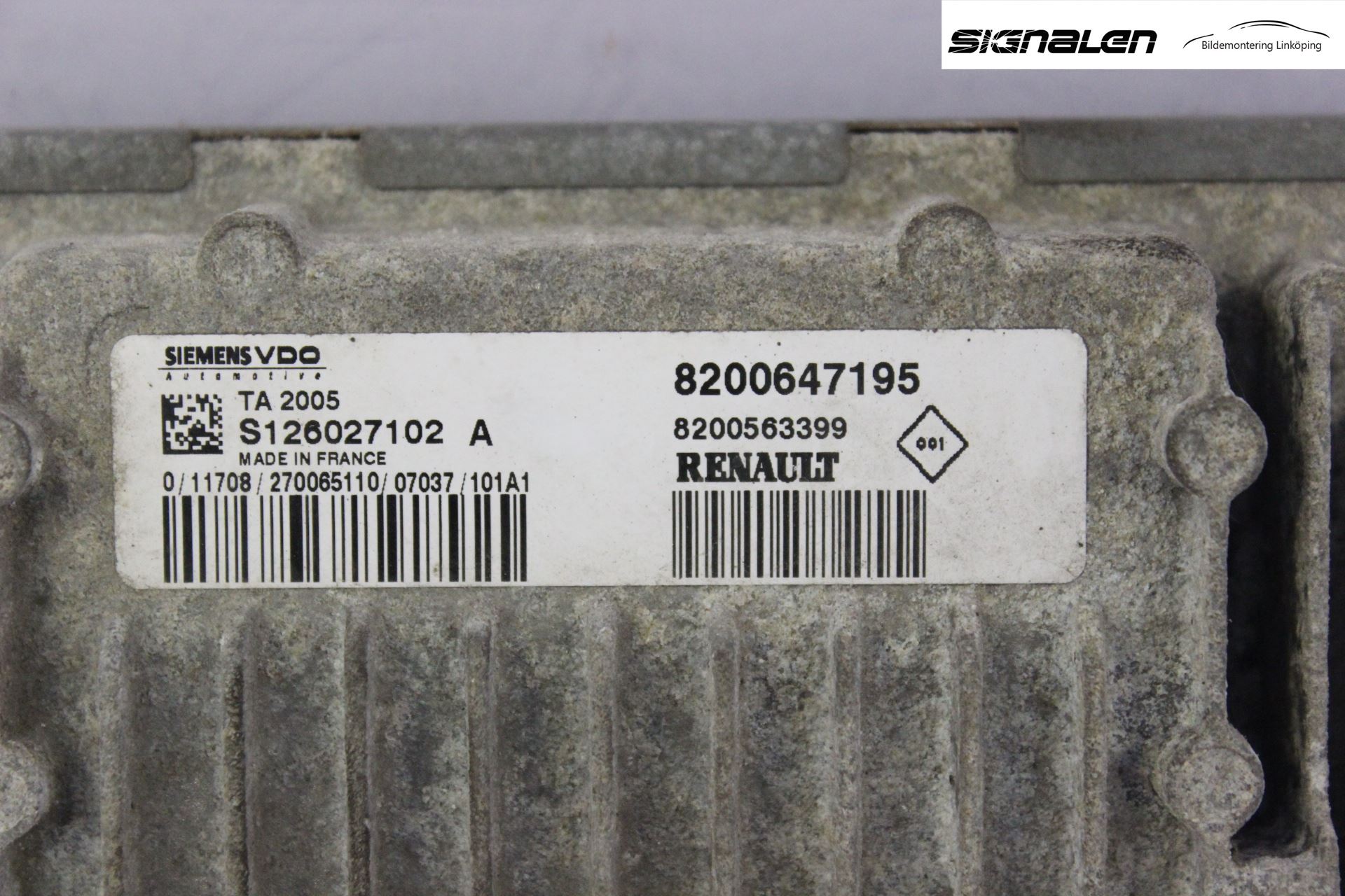 Renault MÉGANE II  06-08 Styrenhet Växellåda