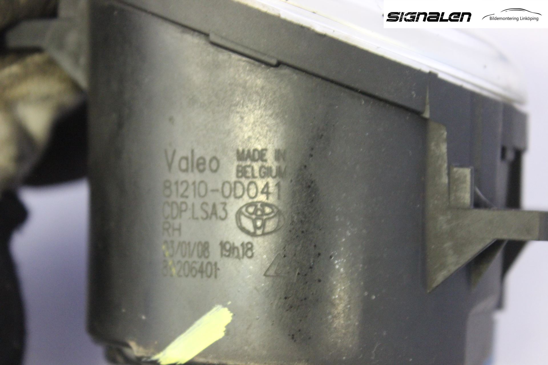 Toyota AURIS 07-09 Dimljus-Varselljus Fram