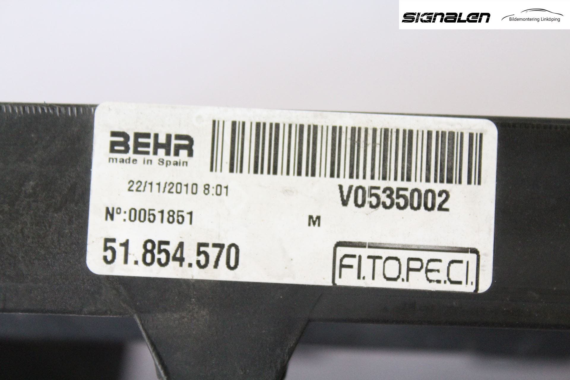 Peugeot BIPPER Kylfläkt El