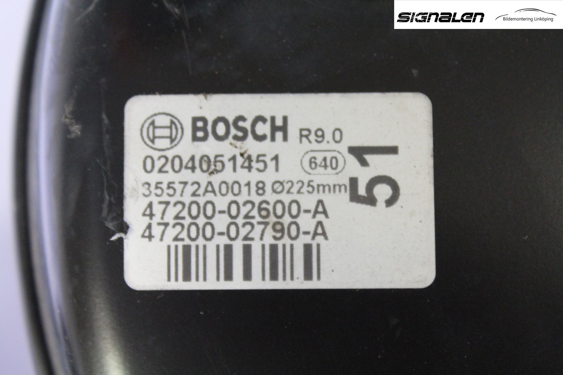 Toyota AURIS 07-09 Bromsservo