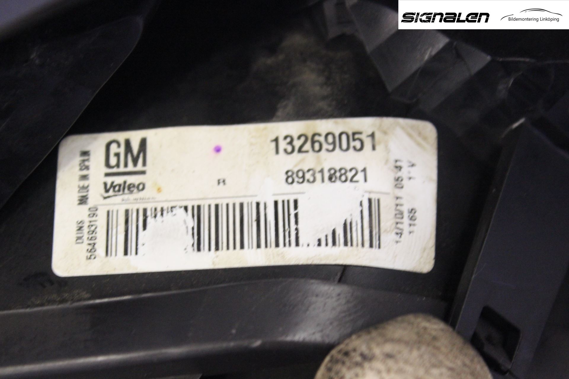 Opel CORSA D 07-14 Bakljus Höger