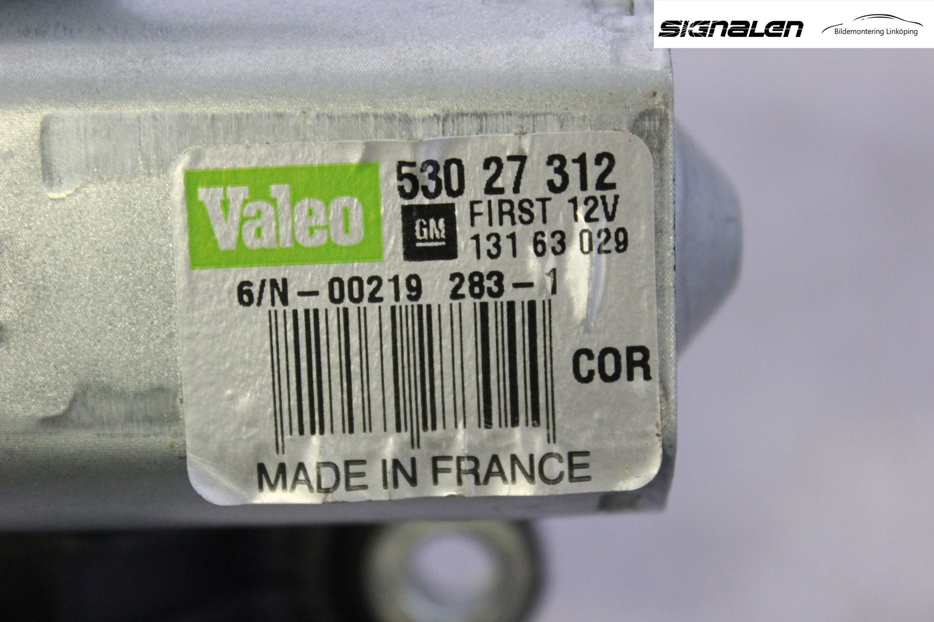 Opel CORSA D 07-14 Torkarmotor Baklucka