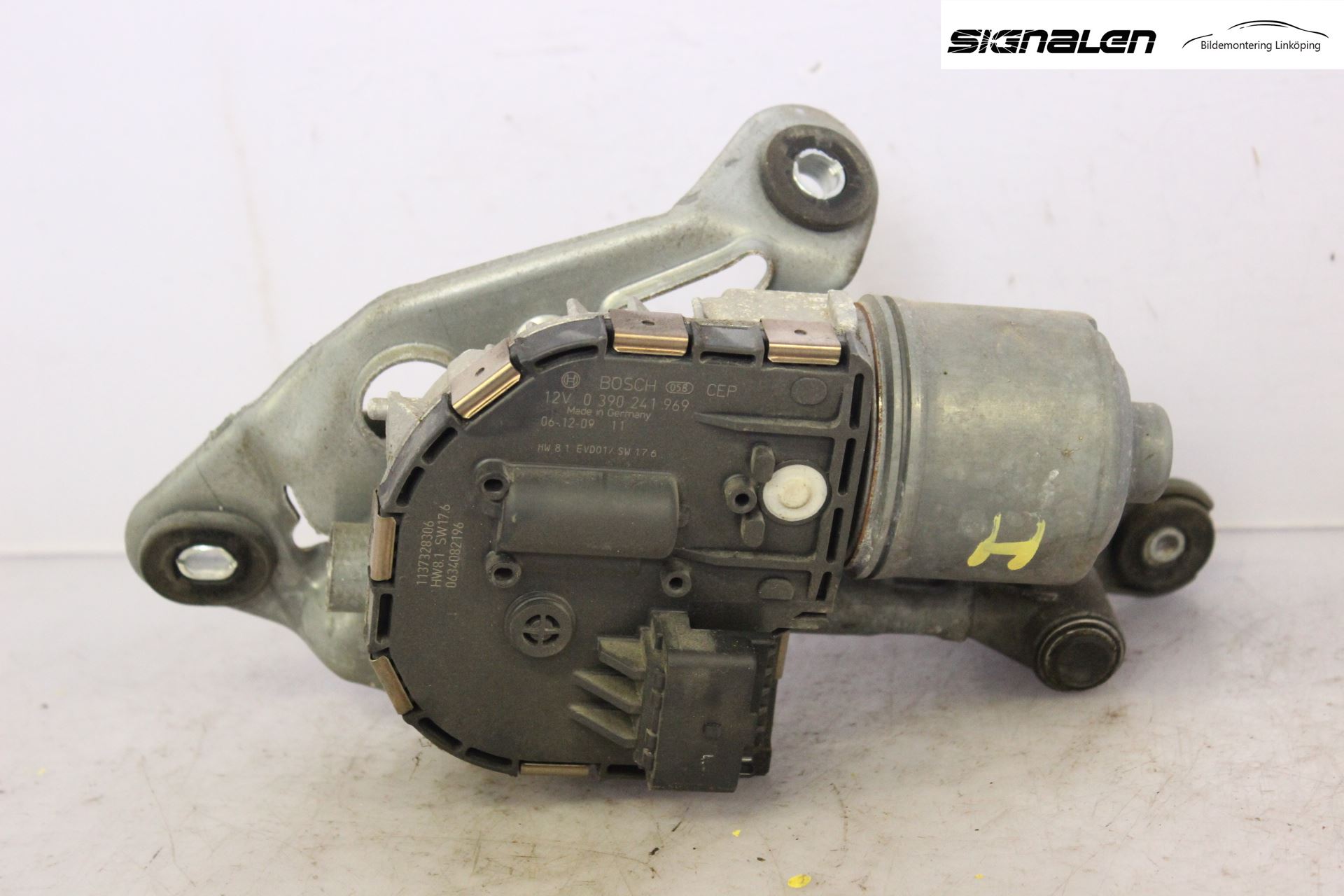 Peugeot 407 Torkarmotor Vindruta