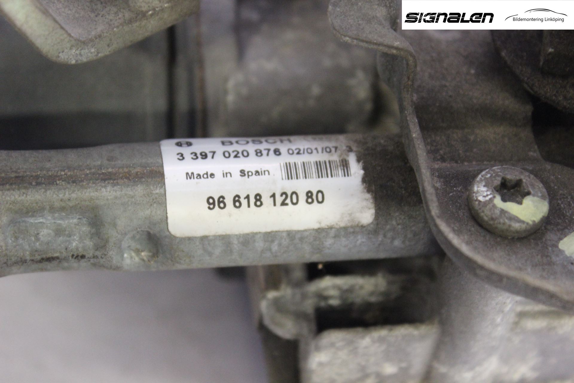 Peugeot 407 Torkarmotor Vindruta