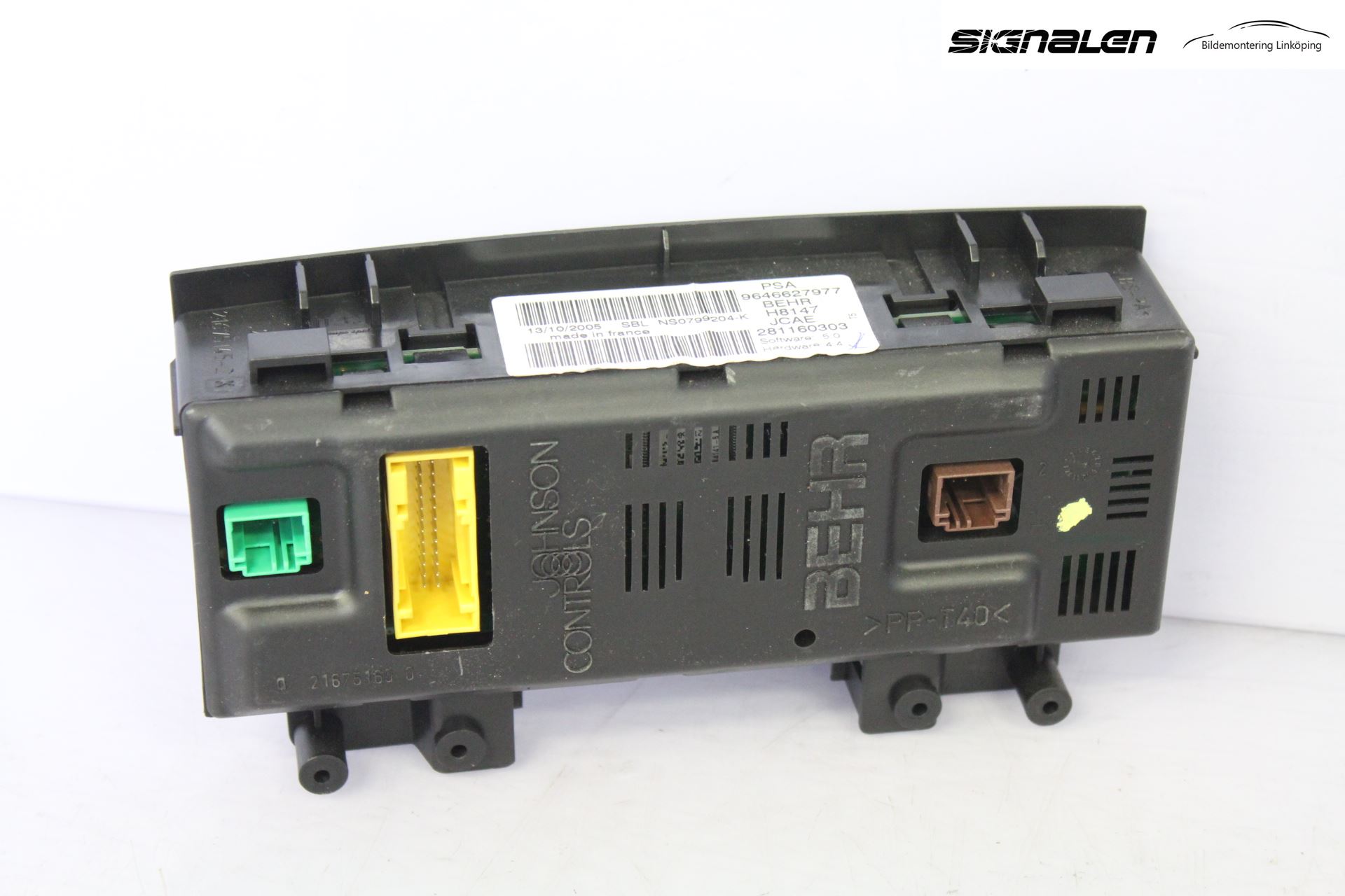 Peugeot 307     05-08 Ac Styrenhet Ac Manöveren