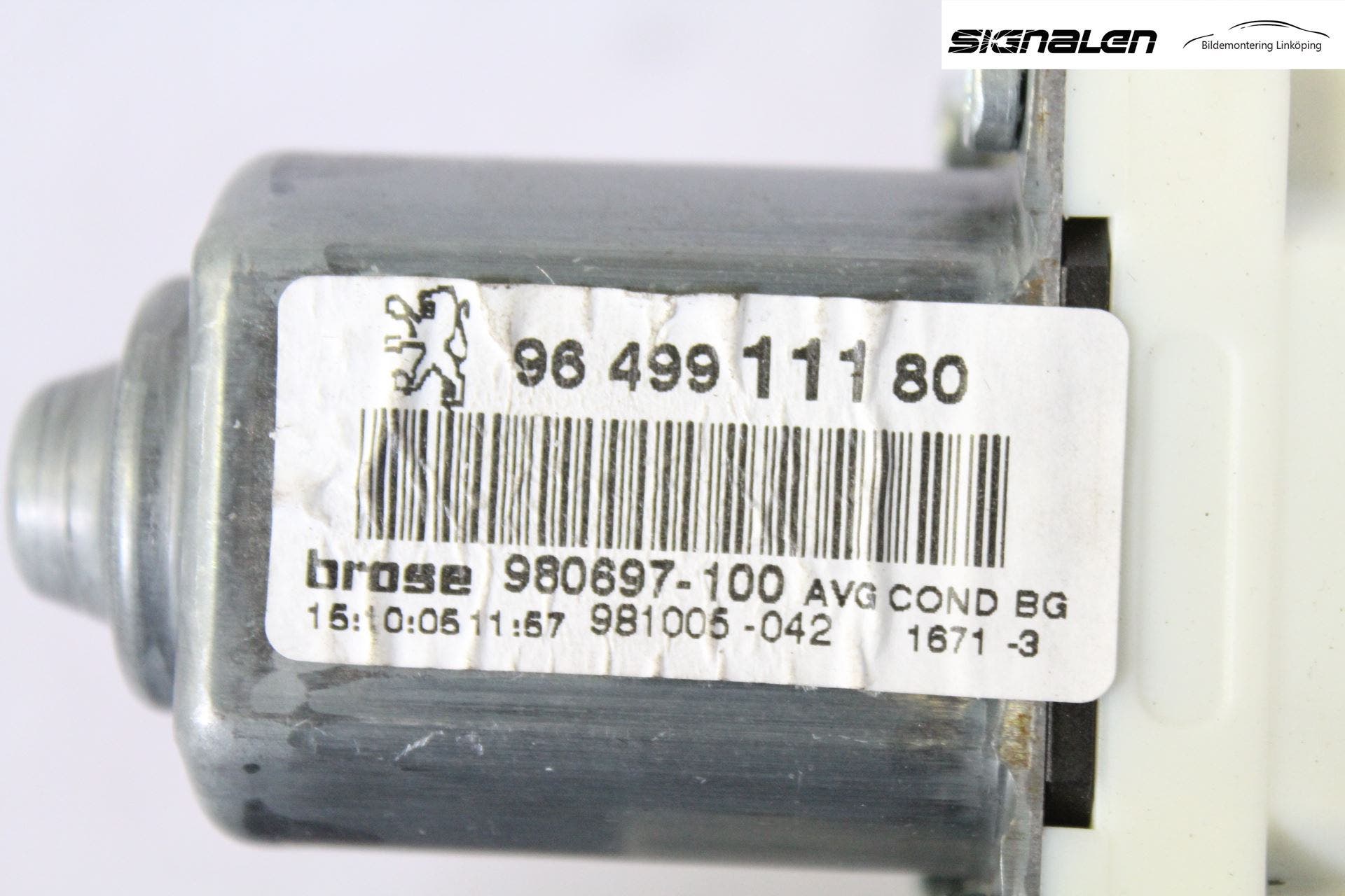 Peugeot 307 05-08 Fönsterhissmotor