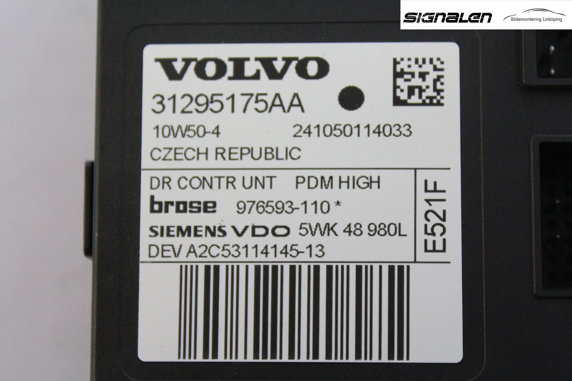 Volvo V50 08-12 Fönsterhissmotor