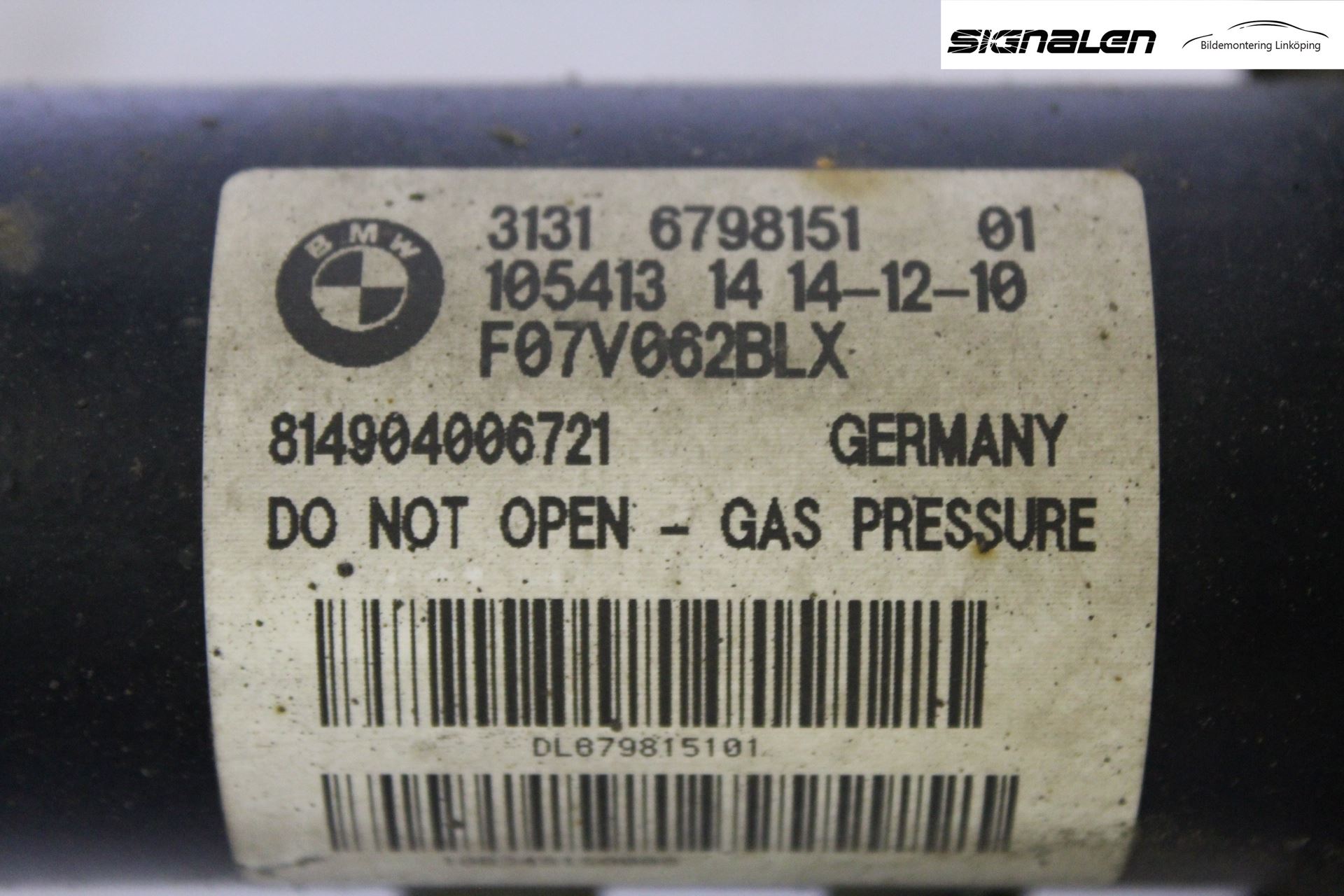 BMW 5 F10/F11/F18 09-17 Fjäderben Fram Vänster