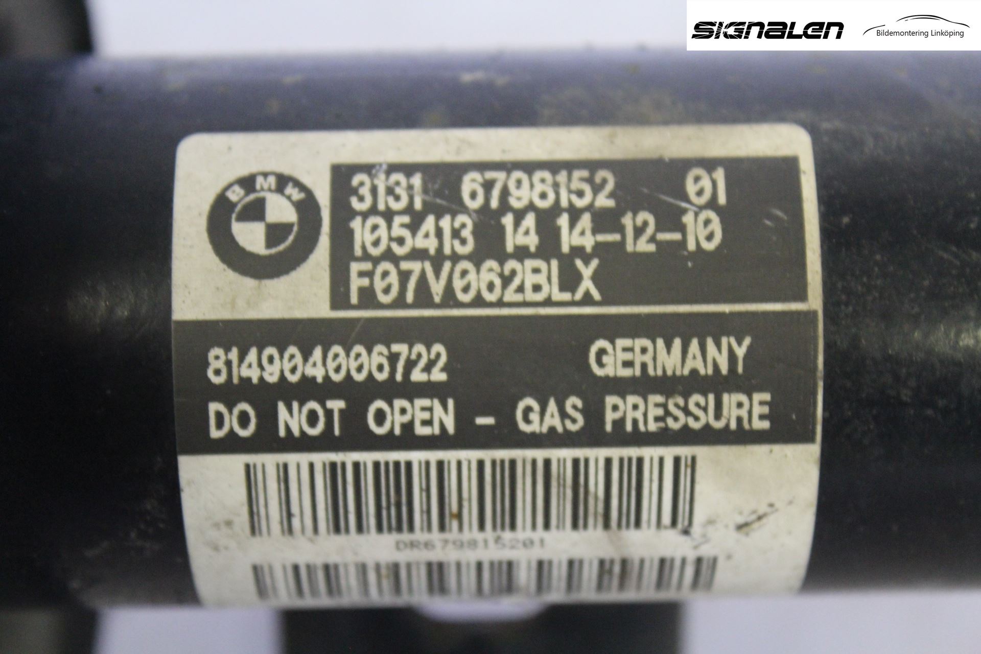 BMW 5 F10/F11/F18 09-17 Fjäderben Fram Höger
