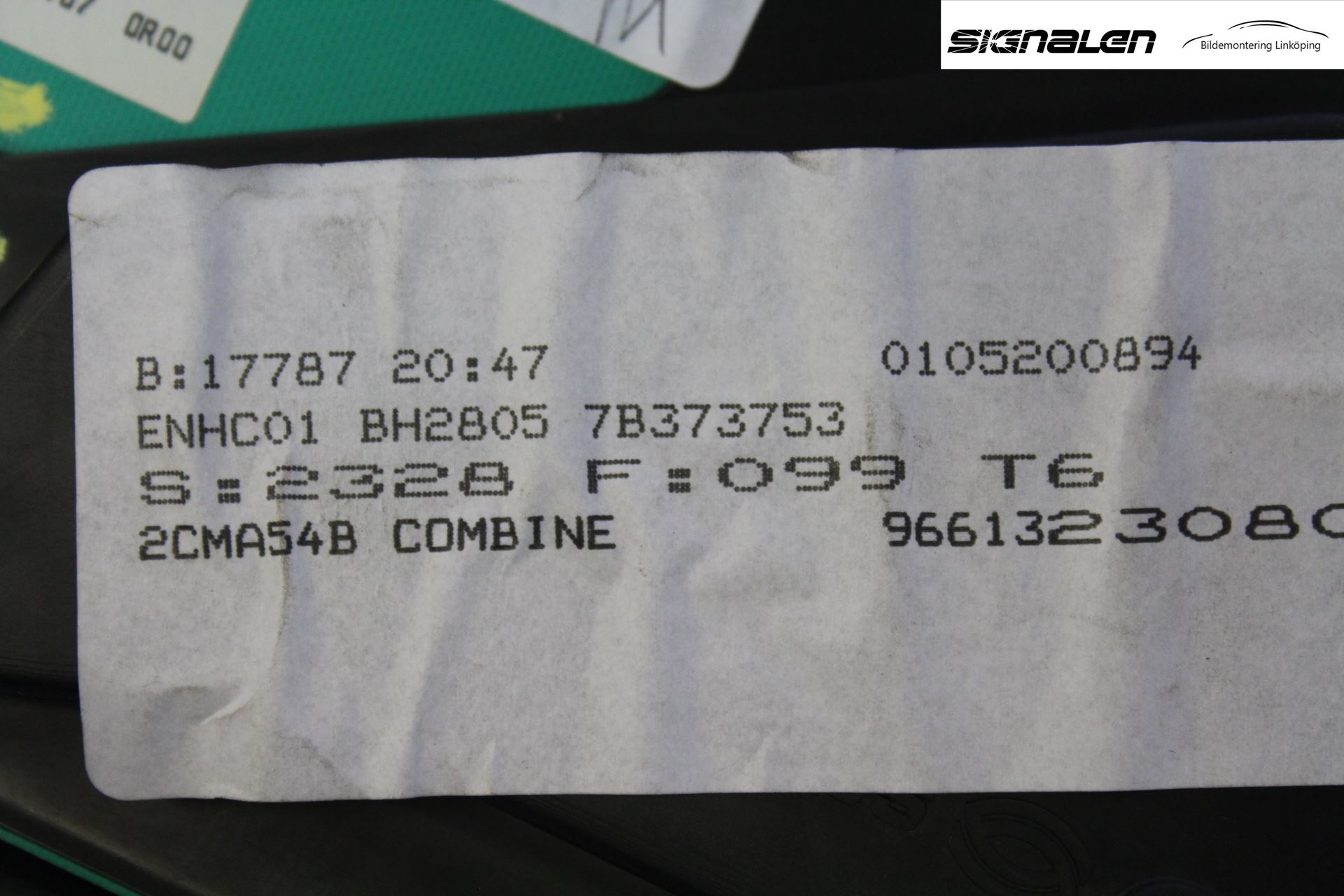 Peugeot 307     05-08 Instrument Komb