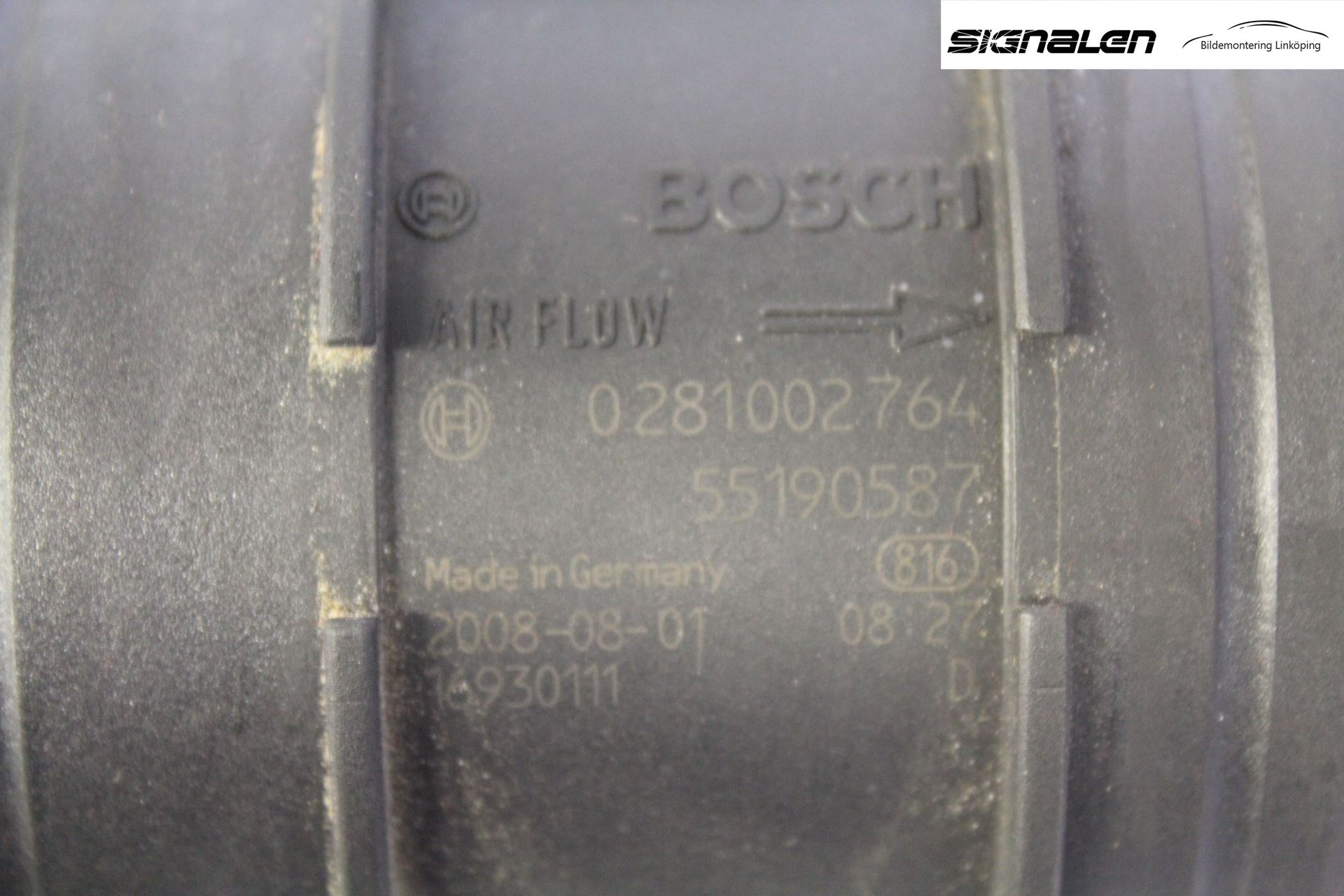 Saab 9-3 VER2/VER3 08-15 Injluftmassamätare