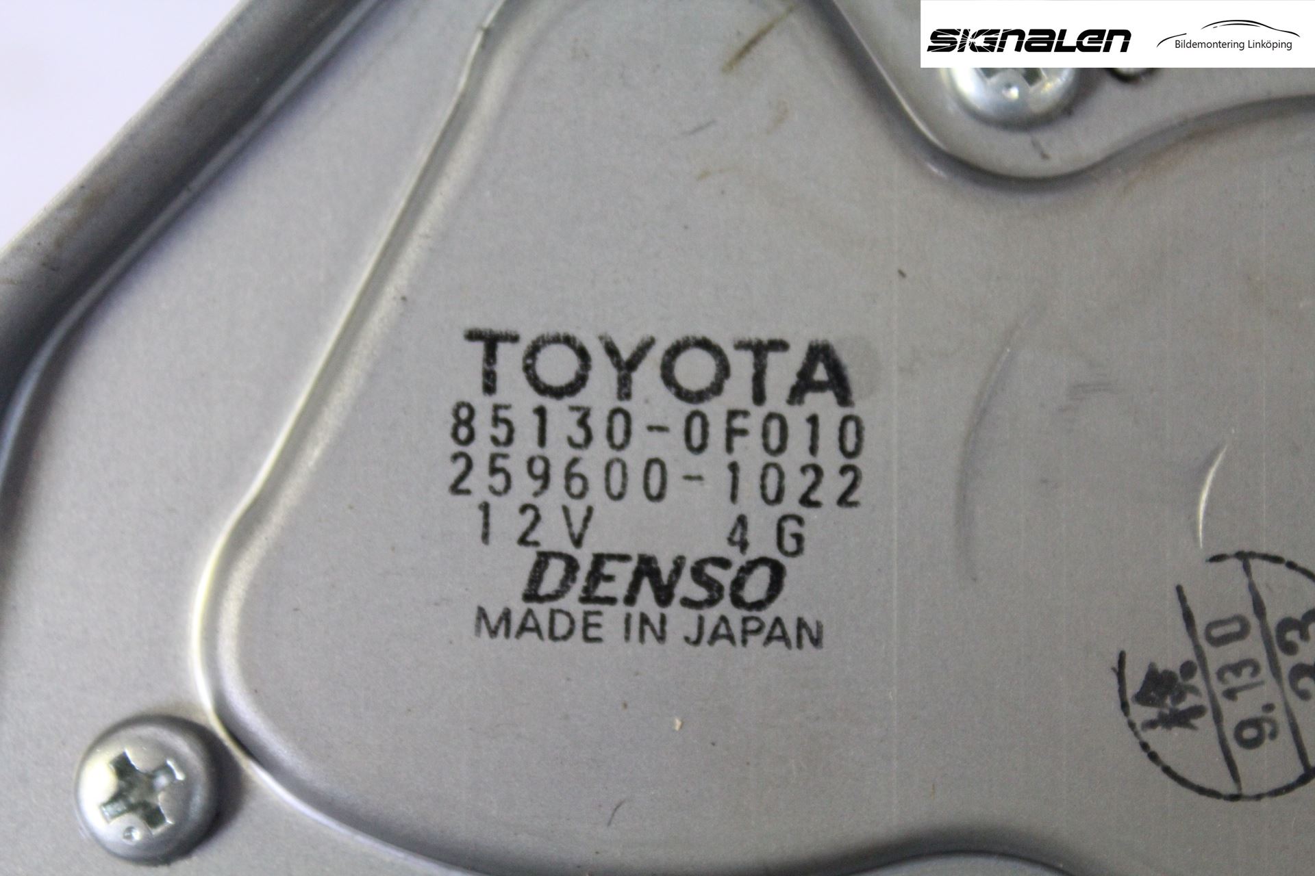 Toyota COROLLA VERSO 04-07 Torkarmotor Baklucka