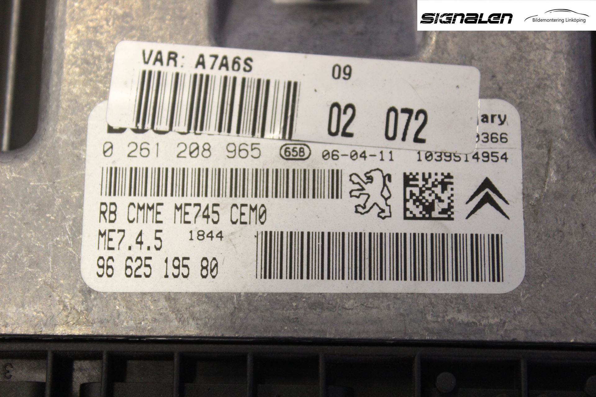 Peugeot 207 Styrenhet Insprut Bensin