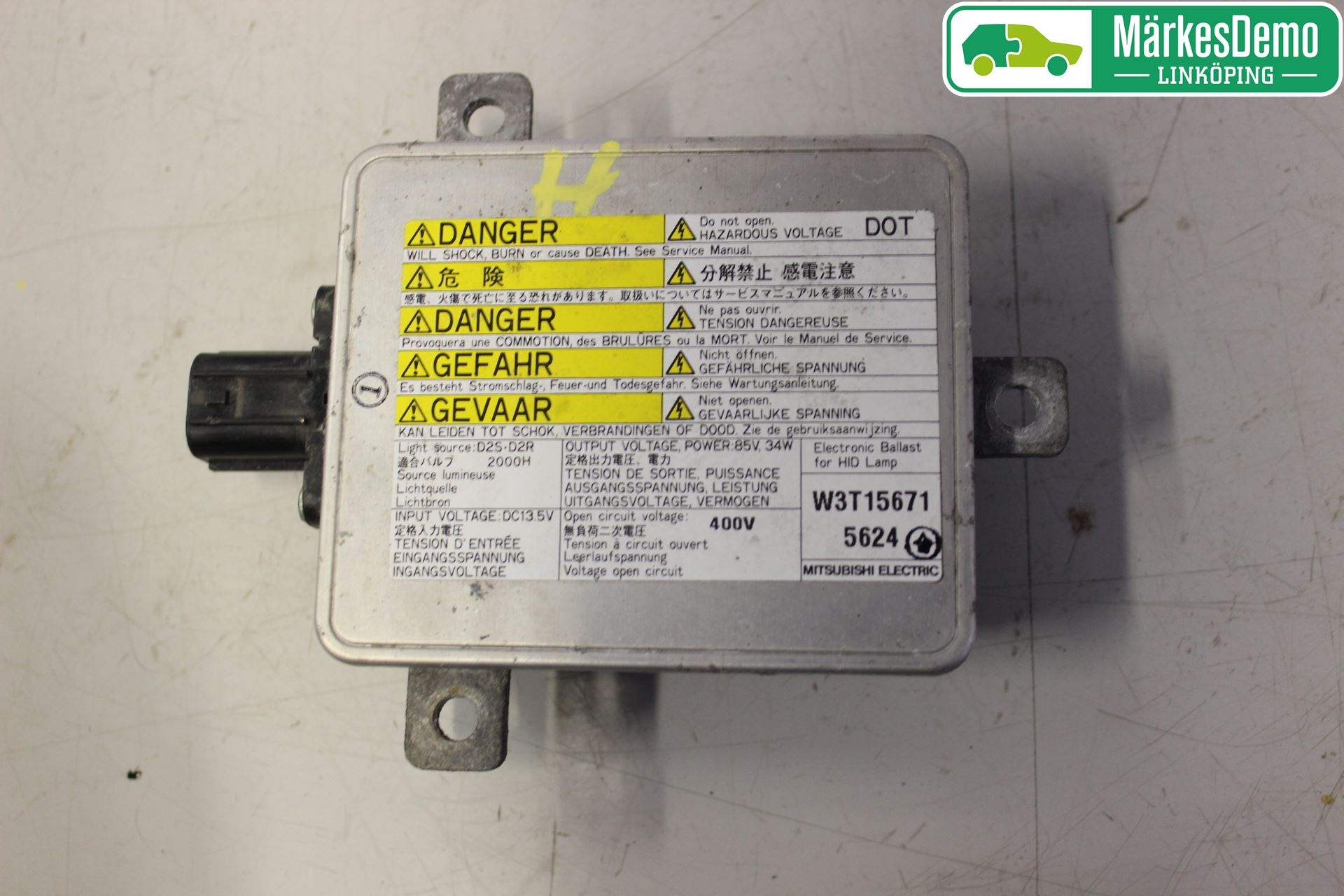 Mazda 5 05-10 Styrenhet Strålkastare