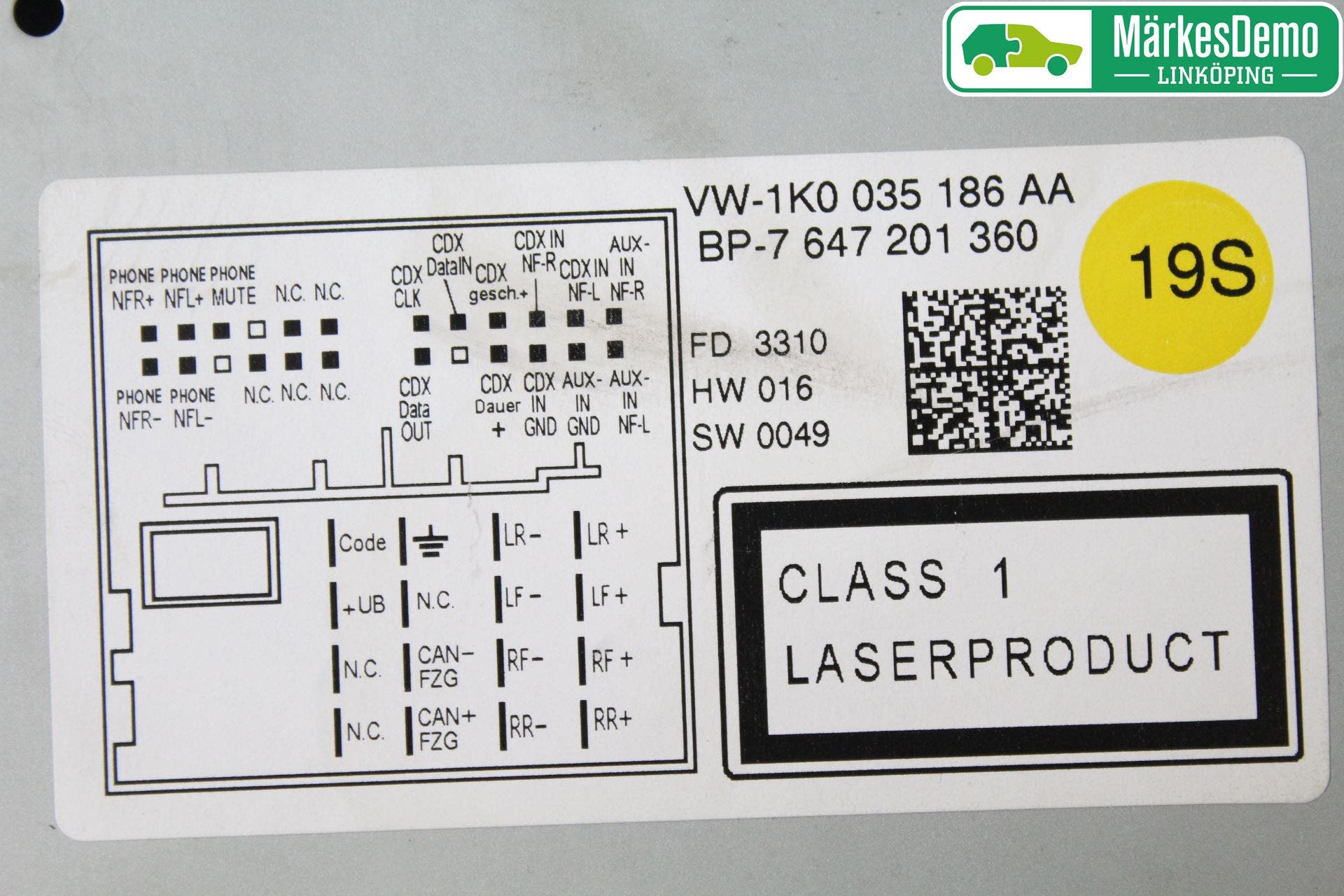 Volkswagen VW PASSAT 05-11 Cd Radio - Multimediapanel