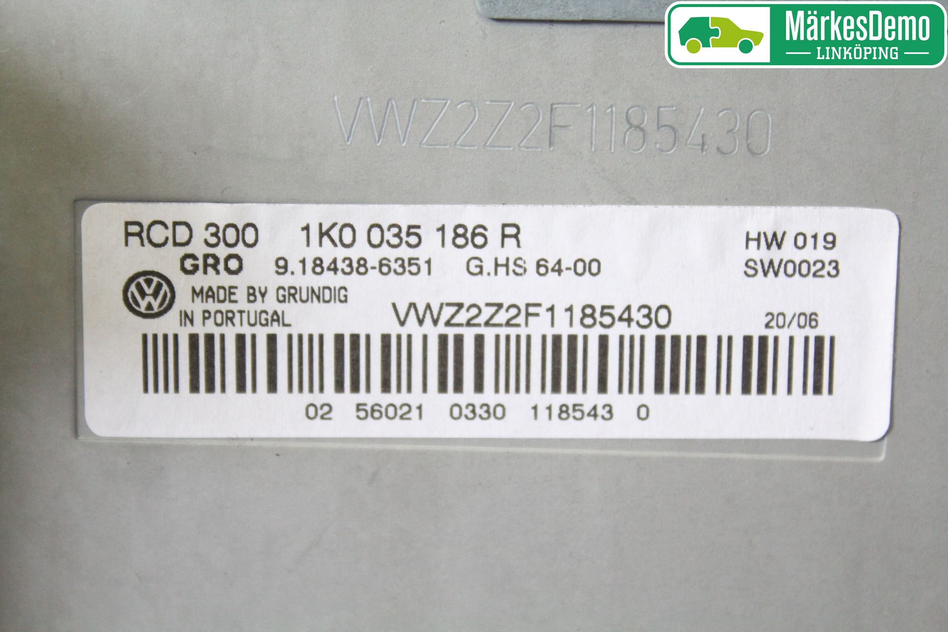Volkswagen VW GOLF V 04-09 Cd Radio - Multimediapanel