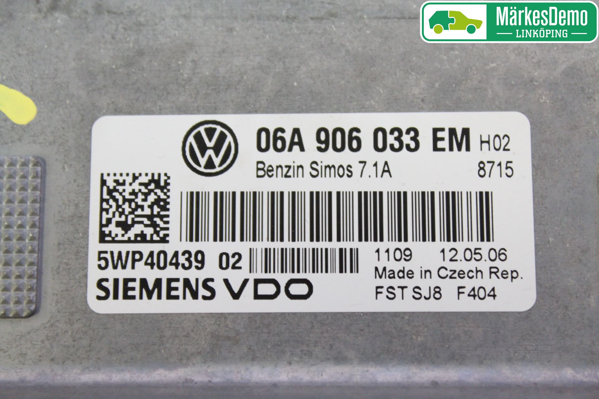 Volkswagen VW GOLF V 04-09 Styrenhet Insprut Bensin