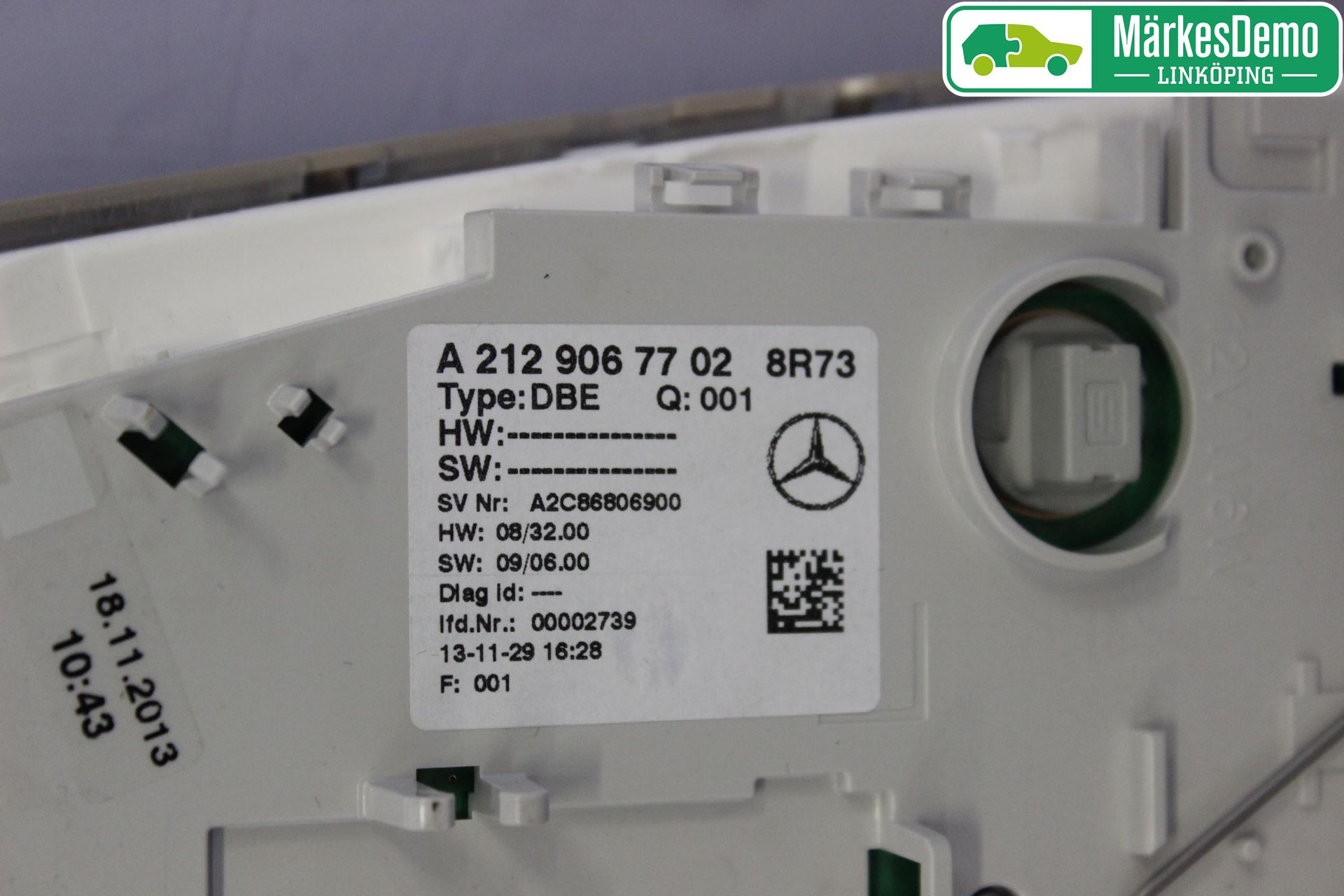 Mercedes-Benz MB E-KLASS (W212) 09-16 Innerbelysning