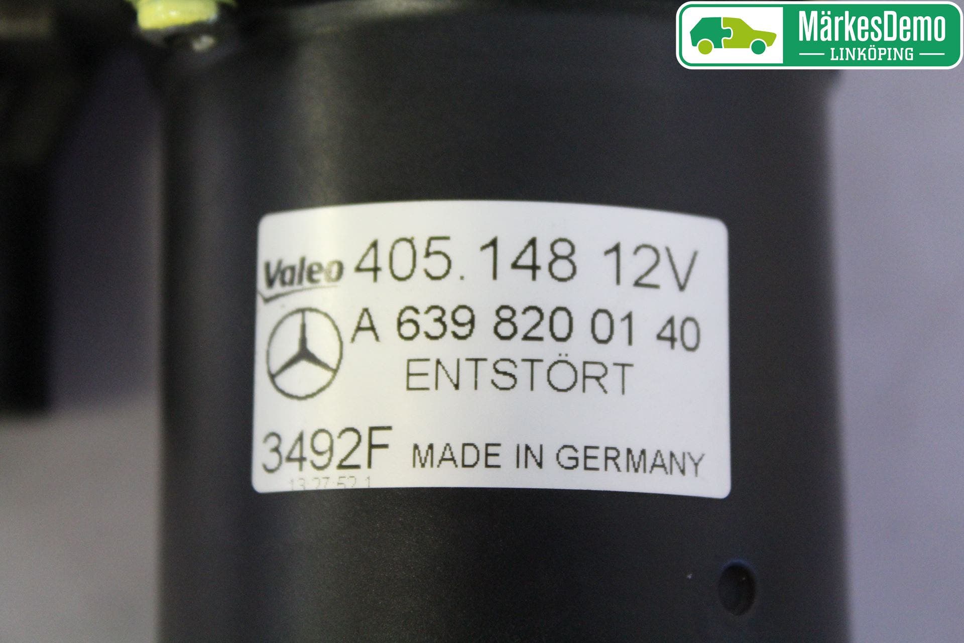 Mercedes-Benz MB VITO/VIANO (W639) 04-14 Torkarmotor Vindruta