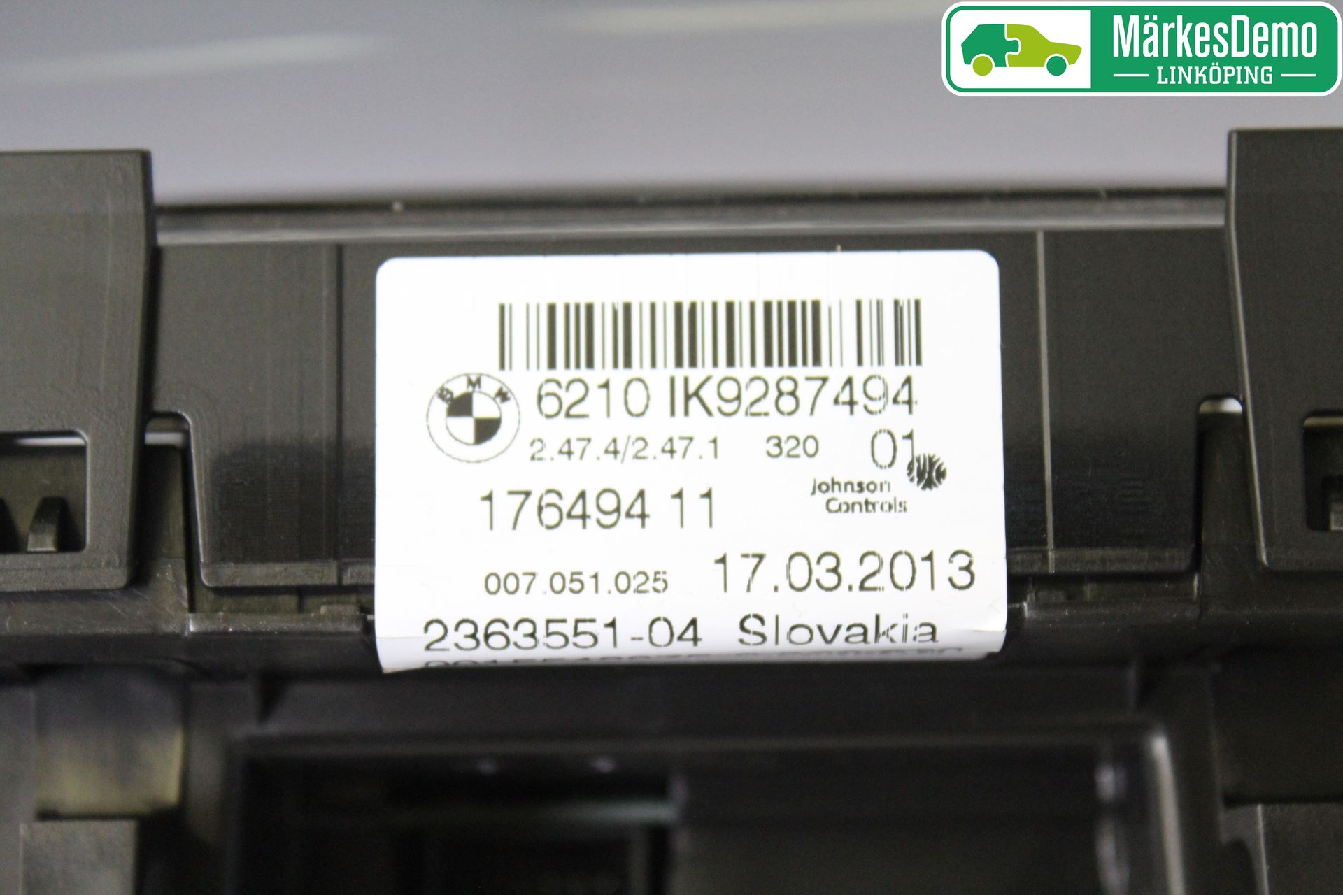 BMW 3 GT F34 13-19 Instrument Komb