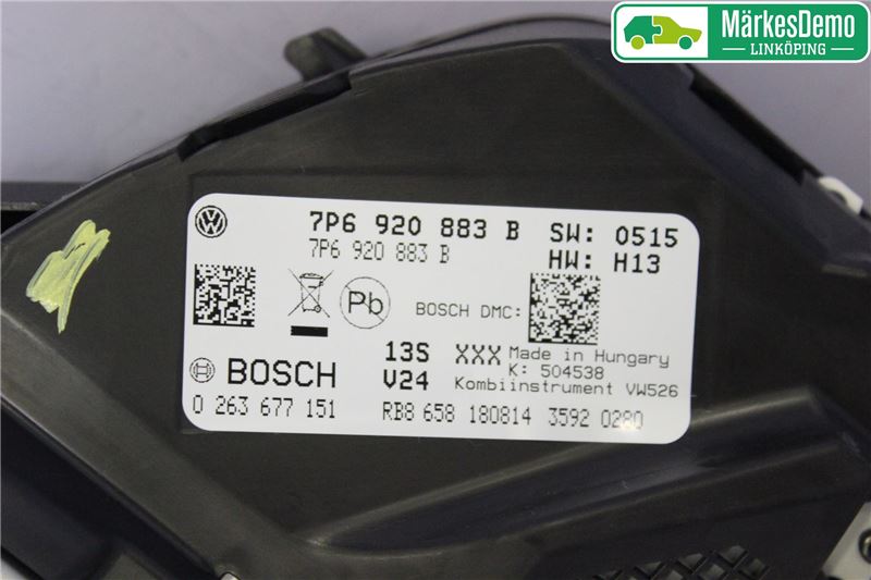Volkswagen VW TOUAREG 7P 11-18 Instrument Komb