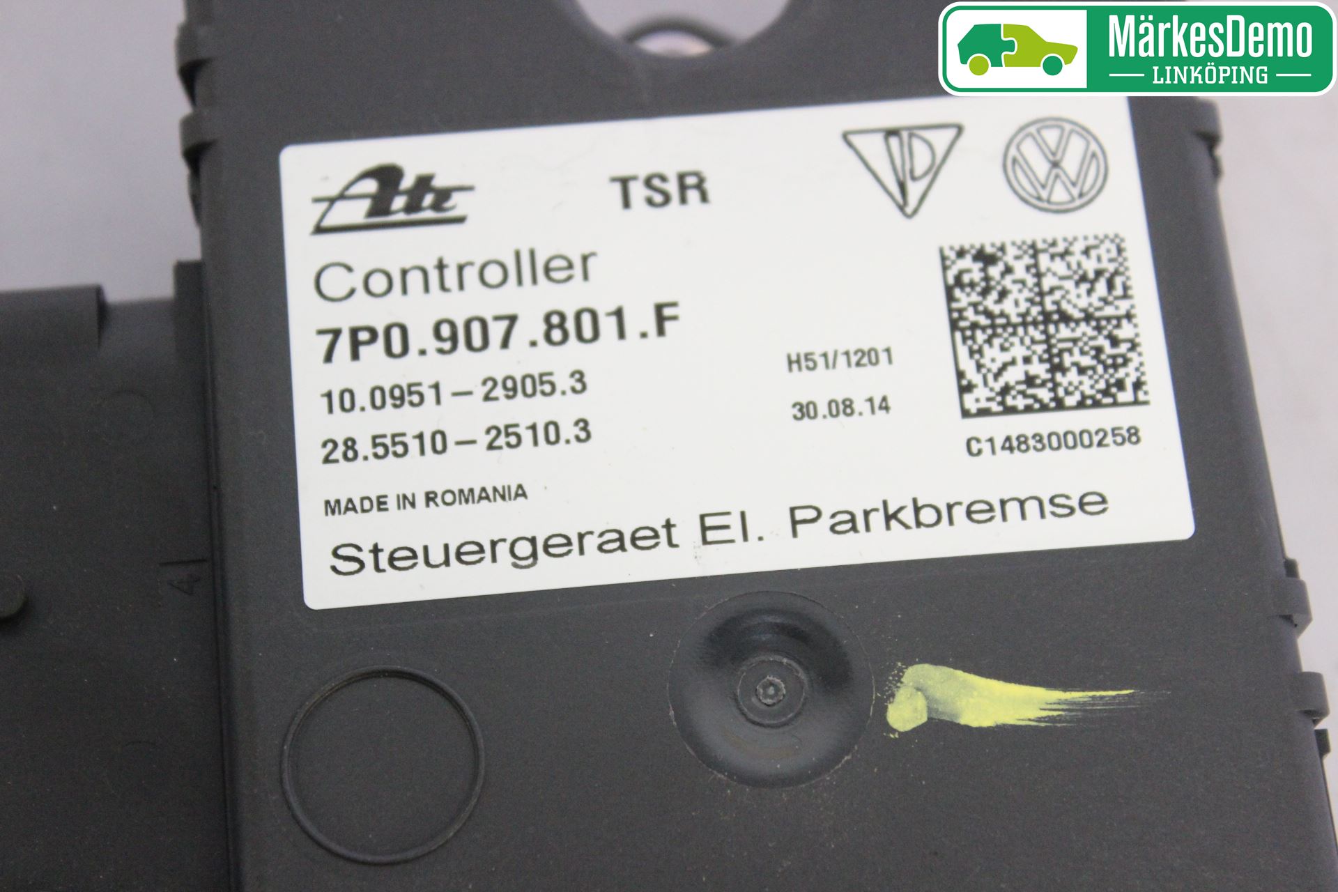 Volkswagen VW TOUAREG 7P 11-18 Styrenhet Parkbroms Epb