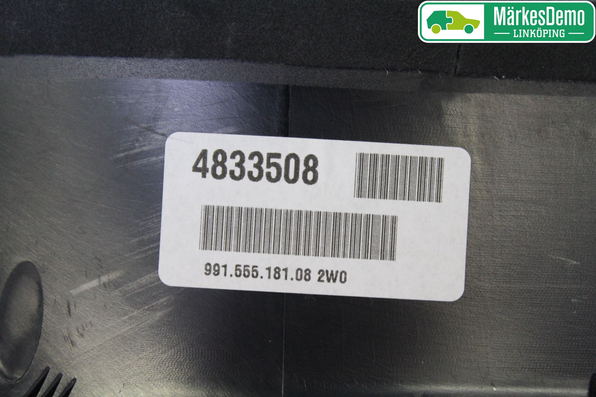 Porsche 911 64- Inr Plastd A-B-C Stolpe