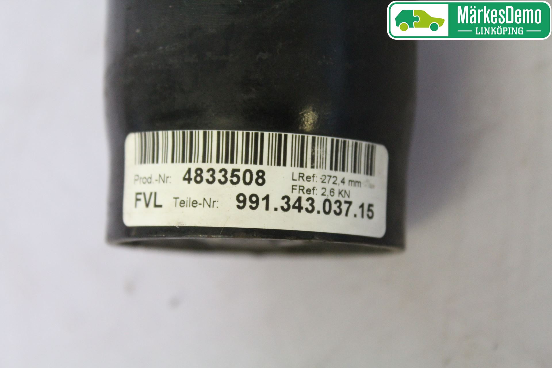 Porsche 911 64- Fjäderben Fram Vänster