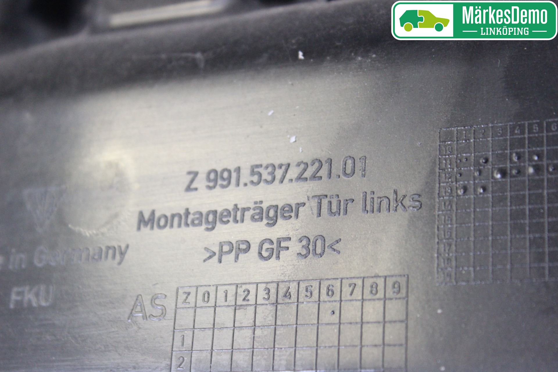 Porsche 911 64- Dörrklädsel Vä