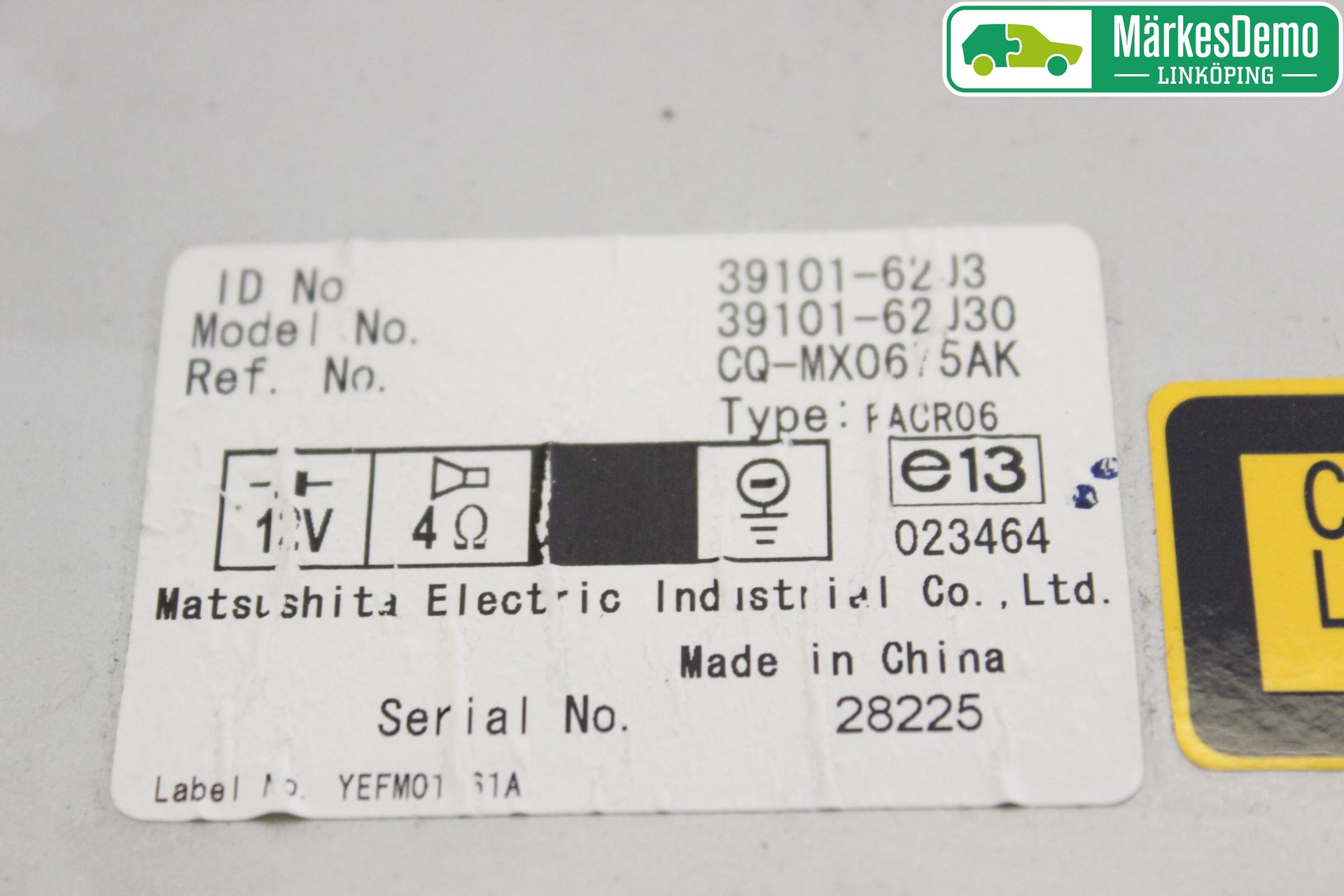 Suzuki SWIFT 05-10 Cd Radio - Multimediapanel